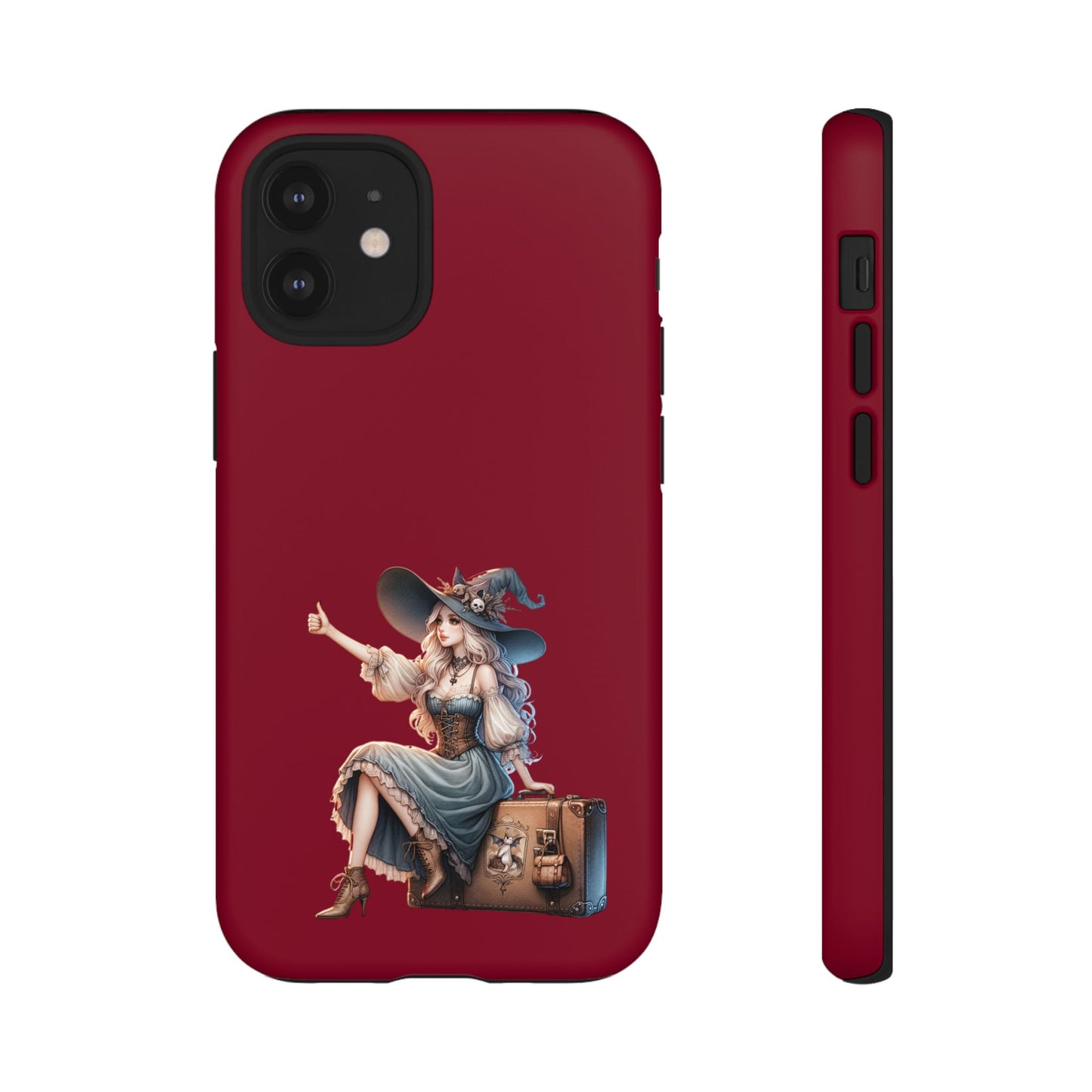 Witchy Phone Case - Magical, Durable - Halloween Gift, Cosplay Accessory, Cute Witch Design