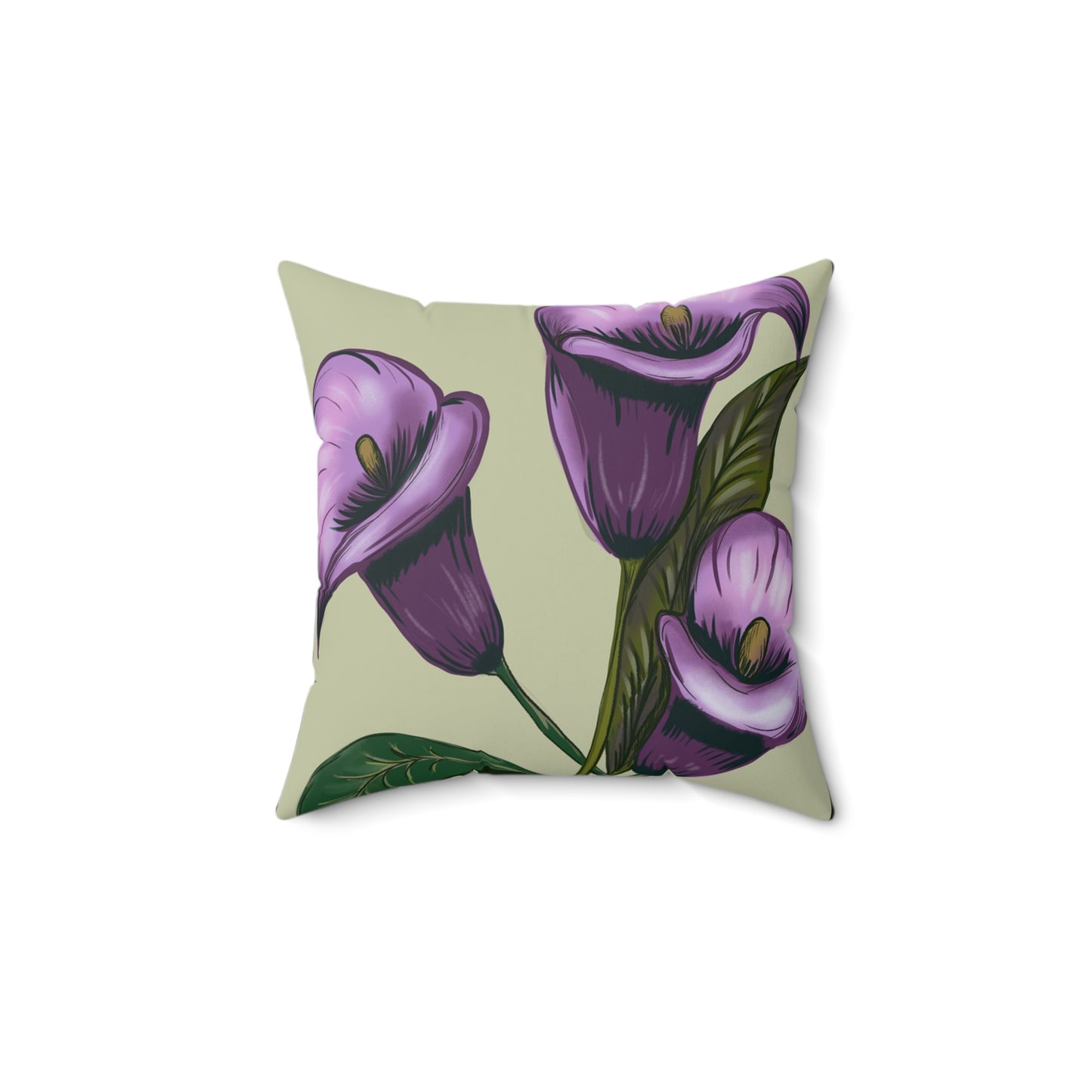 Spun Polyester Square Pillow
