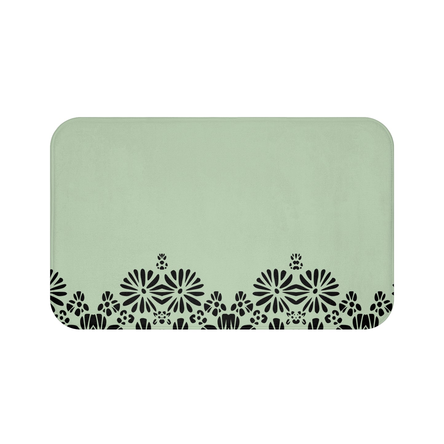 Floral Elegance Bath Mat - Chic Bathroom Decor, Home Spa Essentials, Gift for Her, Modern Design, Cozy Comfort