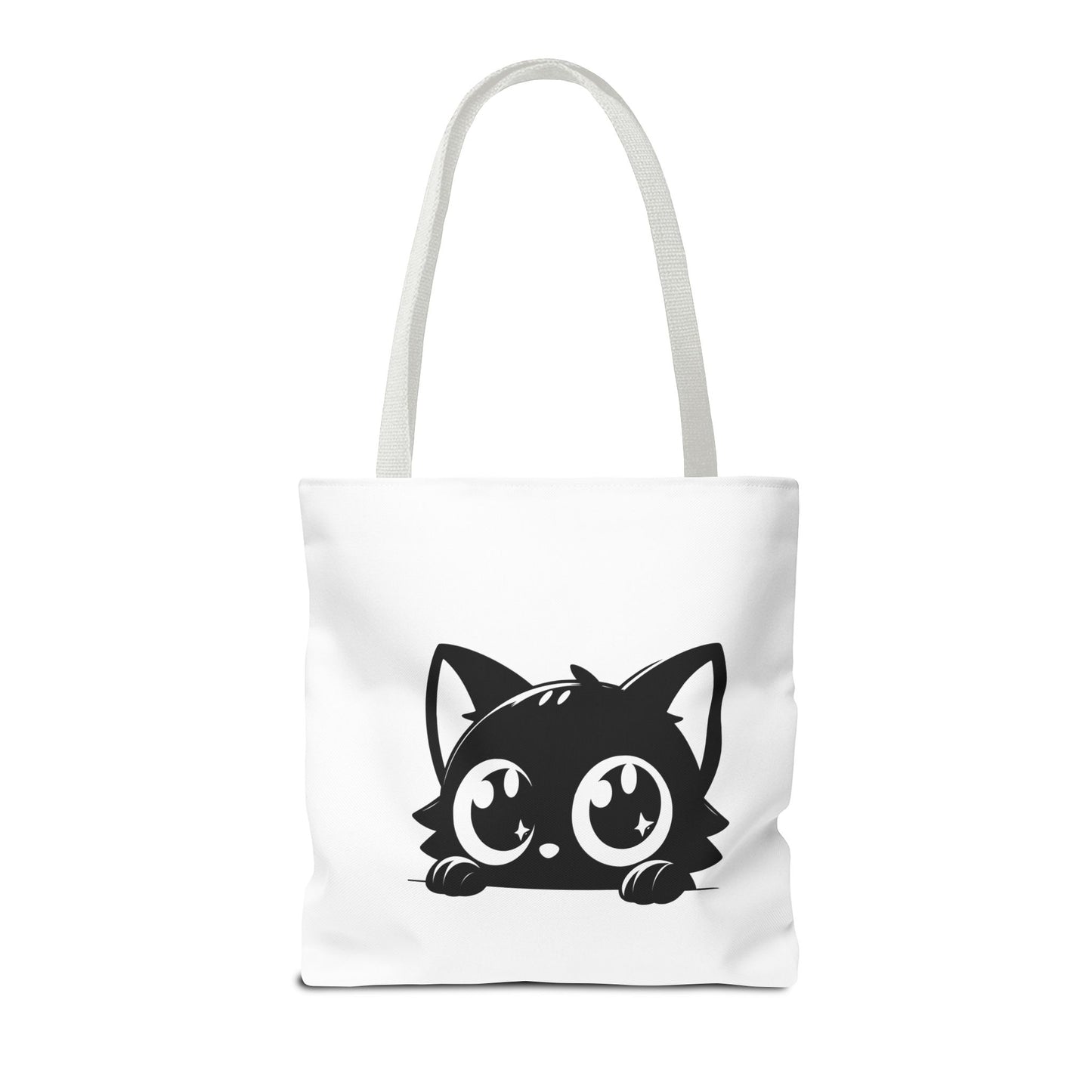 Adorable Cat Face Tote Bag | Cute Kitten Shopping Bag | Gift for Cat Lovers | Everyday Use | Eco-Friendly Accessory