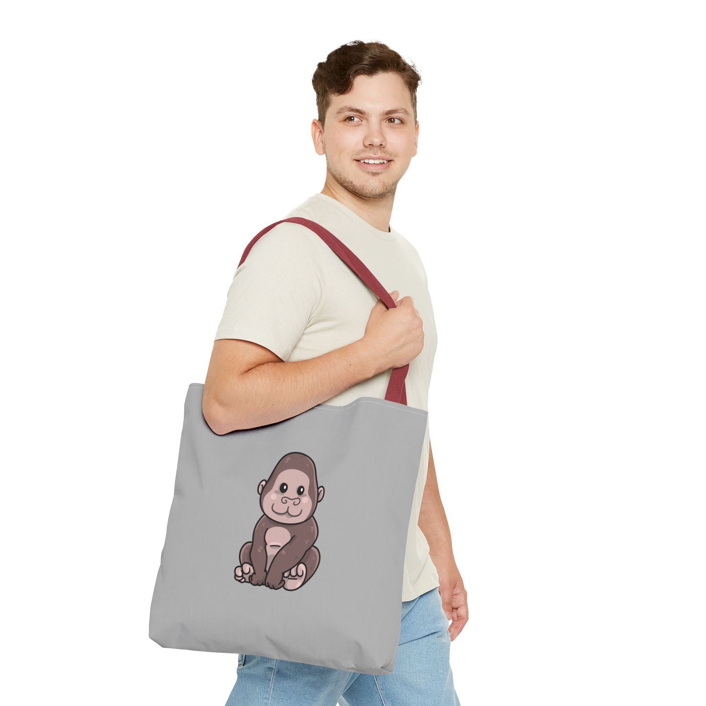 Cute Cartoon Gorilla Tote Bag