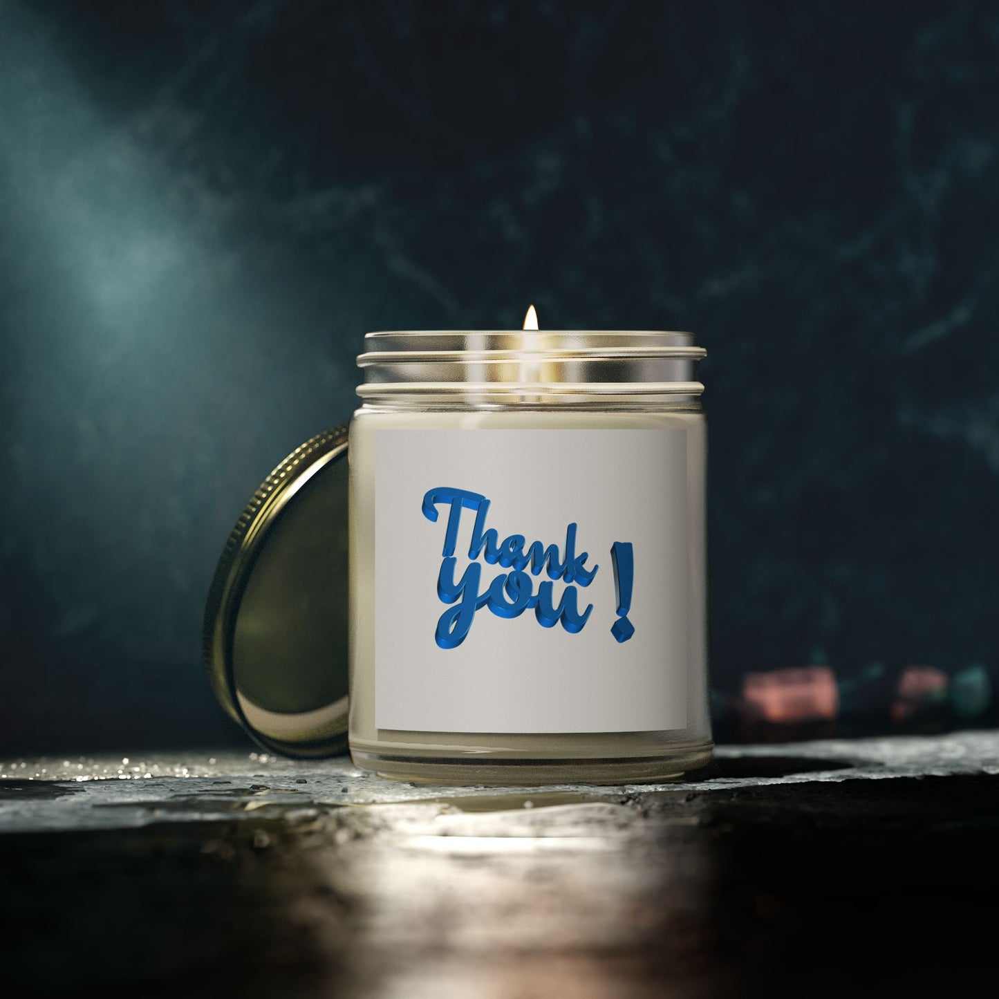 Thank You Scented Candles | Coconut Apricot Wax | Gift for Any Occasion | Home Fragrance | Relaxation | Self-Care | Gift Idea | 4oz, 9oz