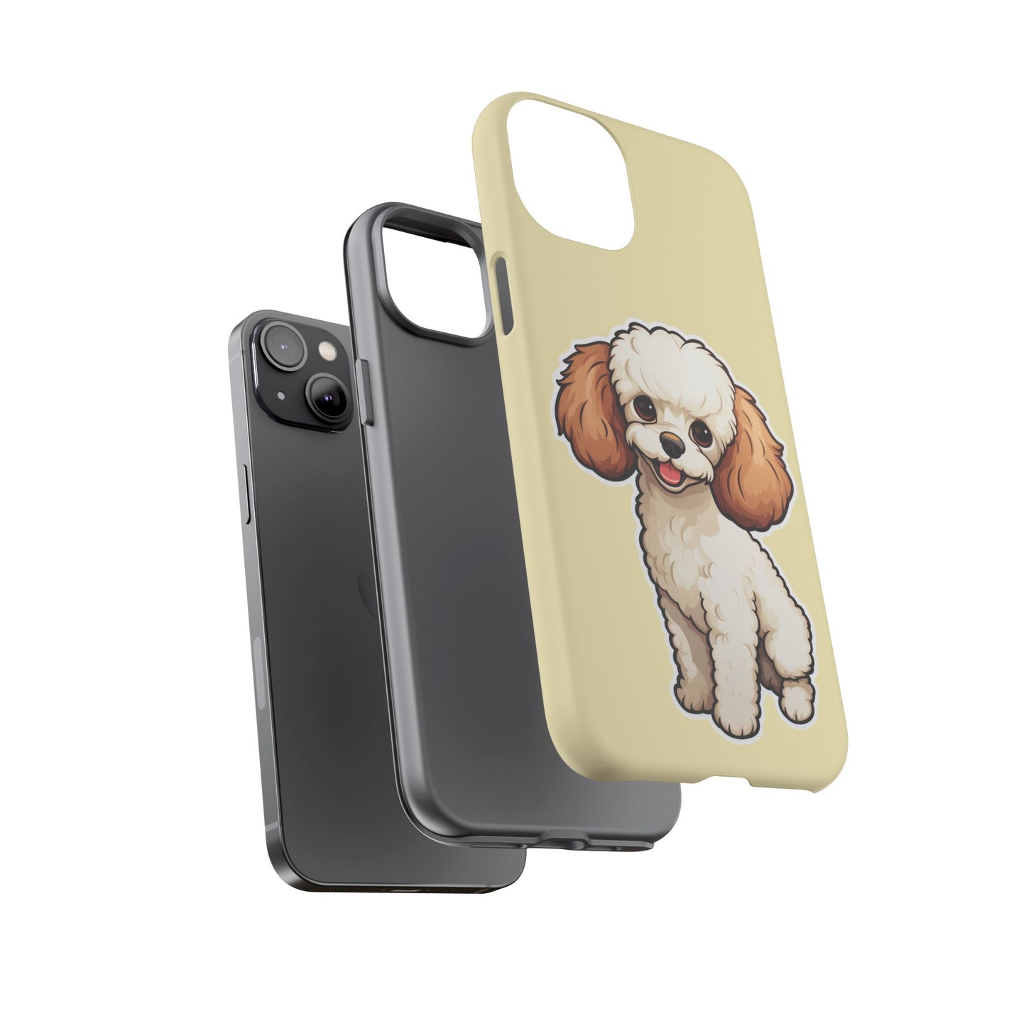 Cute Dog Phone Case, Pet Lover Gift, Custom Phone Cover, Cartoon Dog Case, Durable Phone Accessory