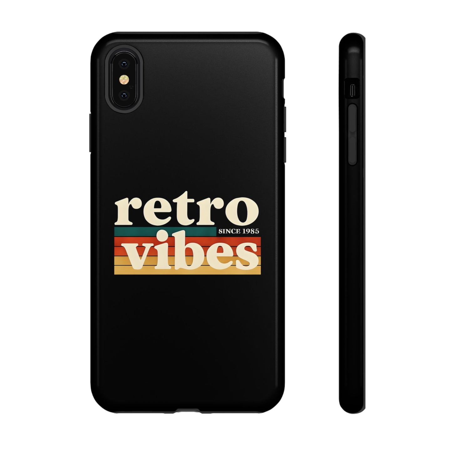 Retro Vibes Phone Case, Tough Phone Cover, Vintage Style Case, Gift for Music Lovers, Retro Aesthetic Accessory