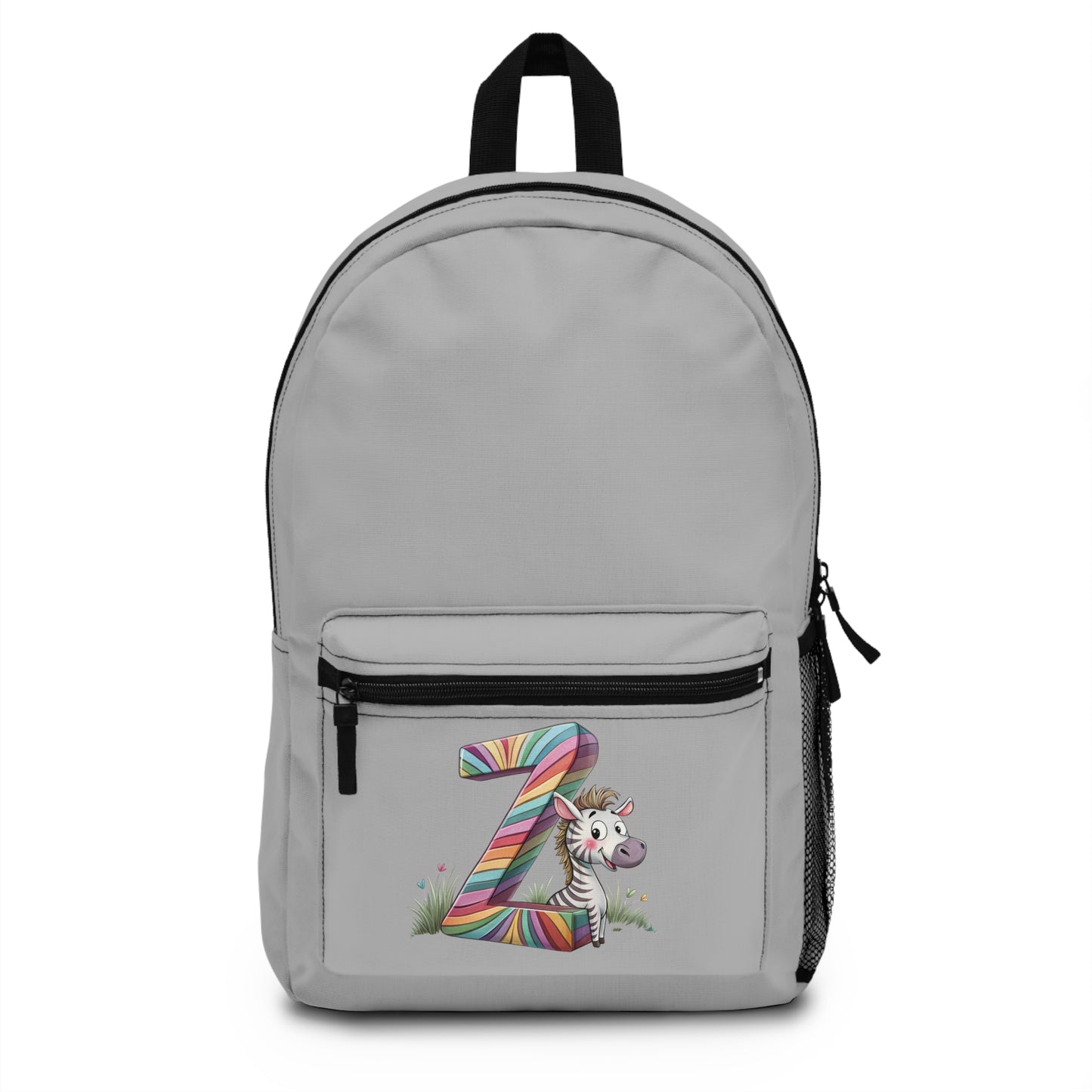 Colorful Zebra Backpack, Kids School Bag, Fun Backpack for Children, Unique Animal Design, Personalized Gifts for Kids