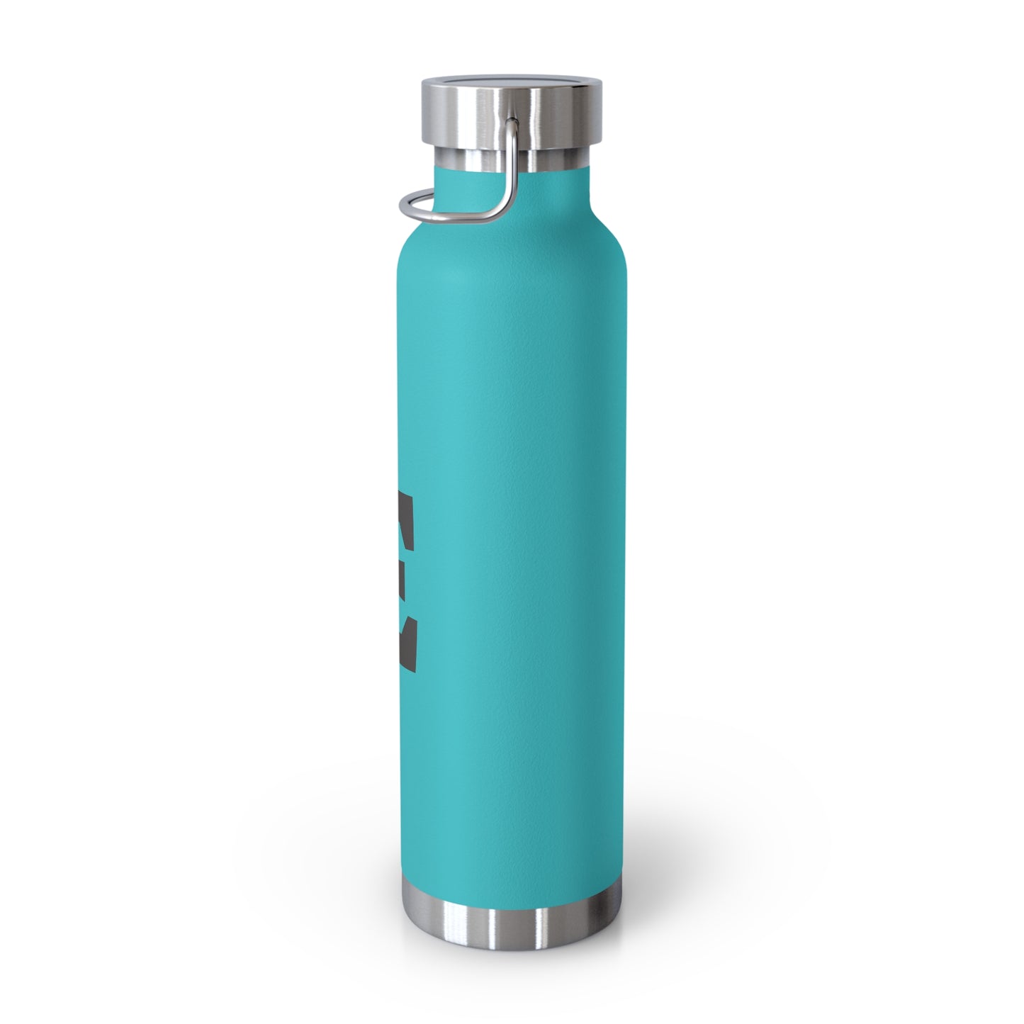 Personalized Copper Insulated Water Bottle, 22oz - "E" Custom Monogram, Travel Mug, Fitness Bottle, Hydration Gift, Eco-Friendly