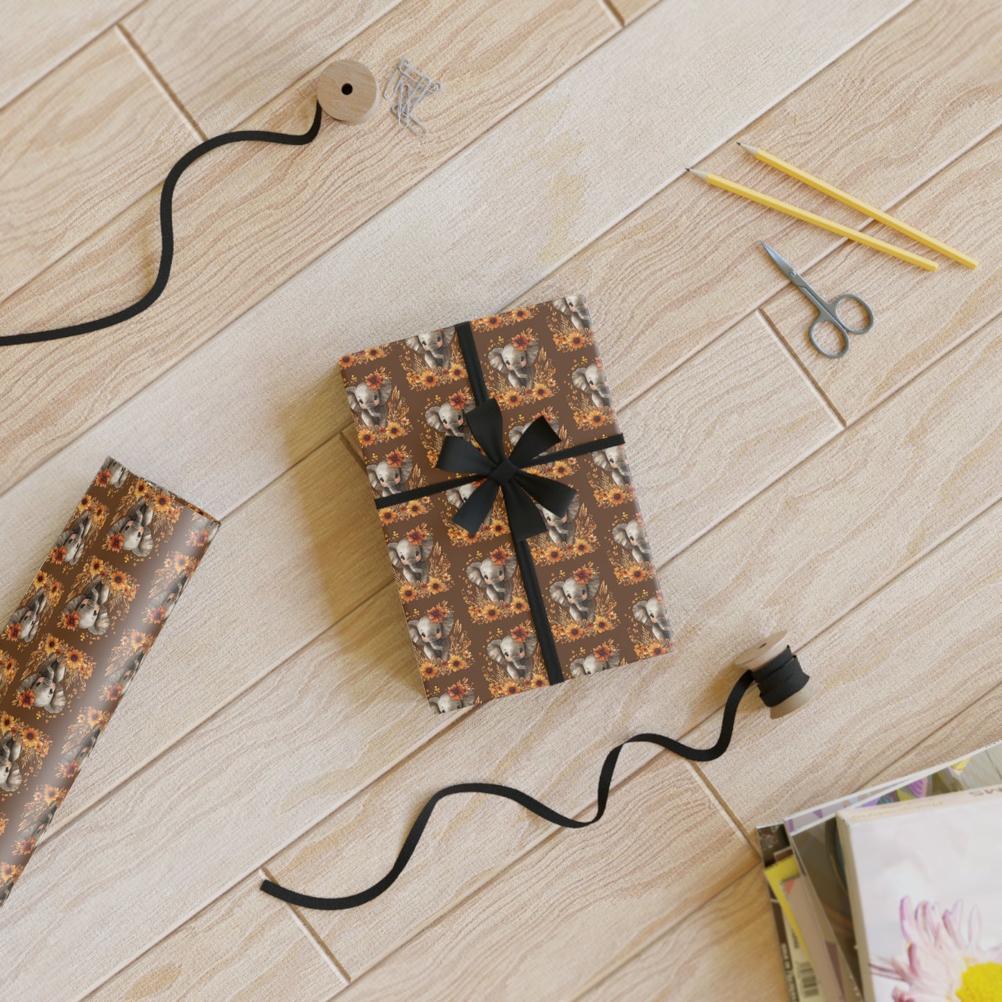 Skull Pattern Gift Wrapping Paper, Ideal for Halloween, Birthdays, Special Occasions, Festive Celebrations, Unique Packaging