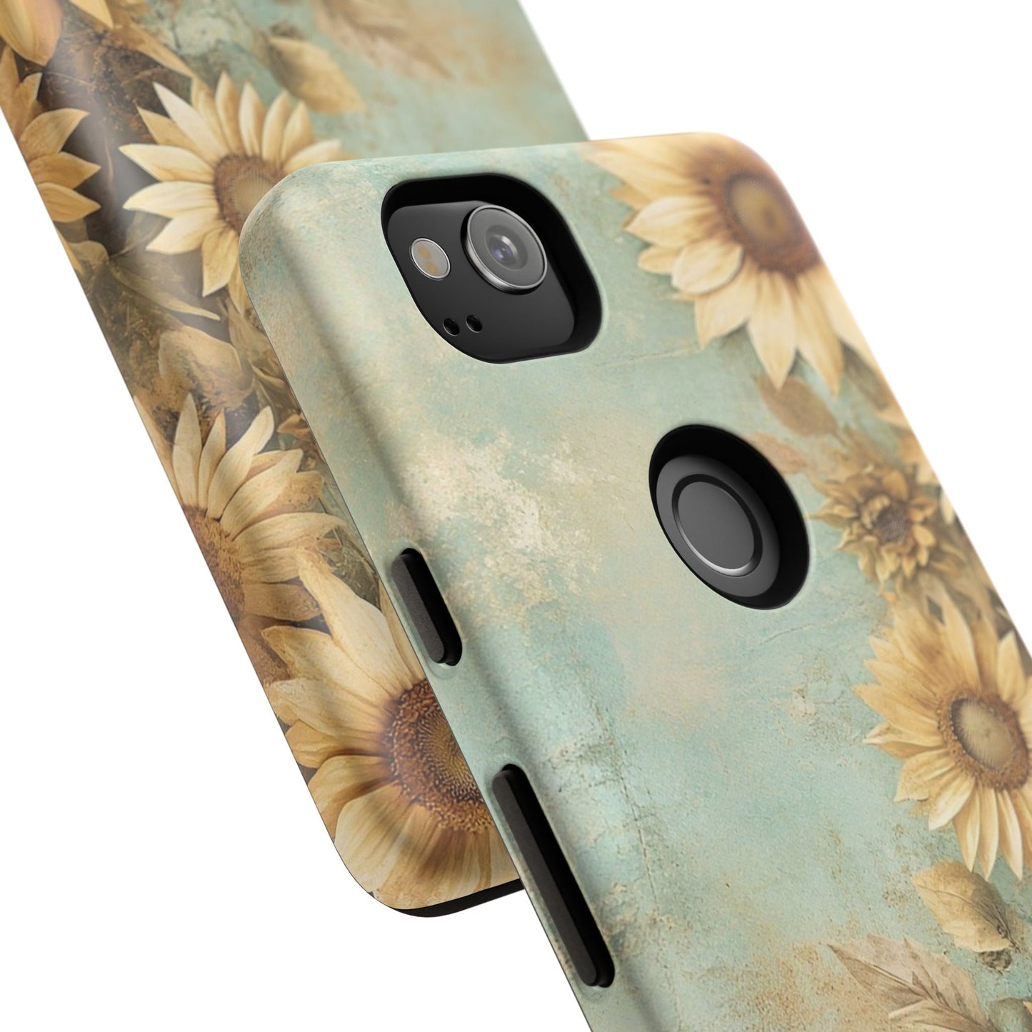 Sunflower Phone Case, Tough Shell Floral Cover, Nature Inspired Gift, Durable Protective Case, Perfect for Spring and Summer