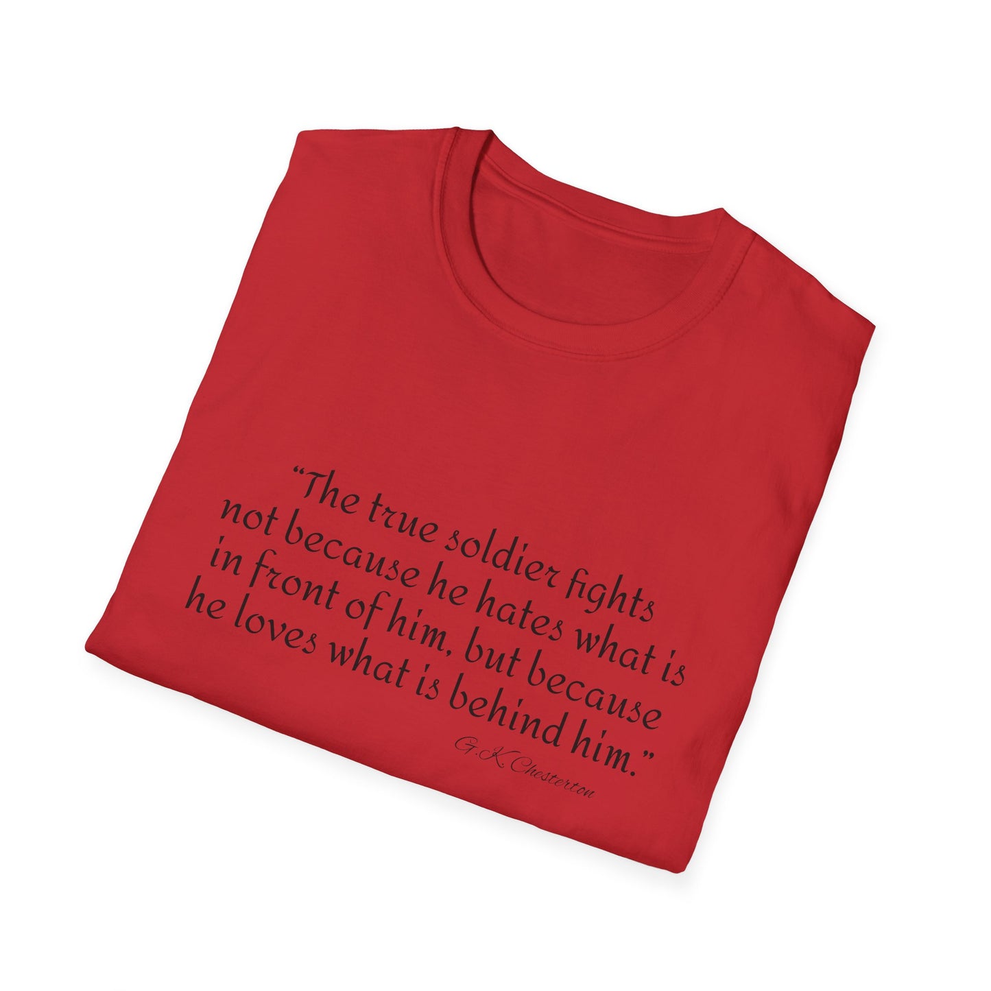 Inspirational Unisex T-Shirt, Gift for Soldiers