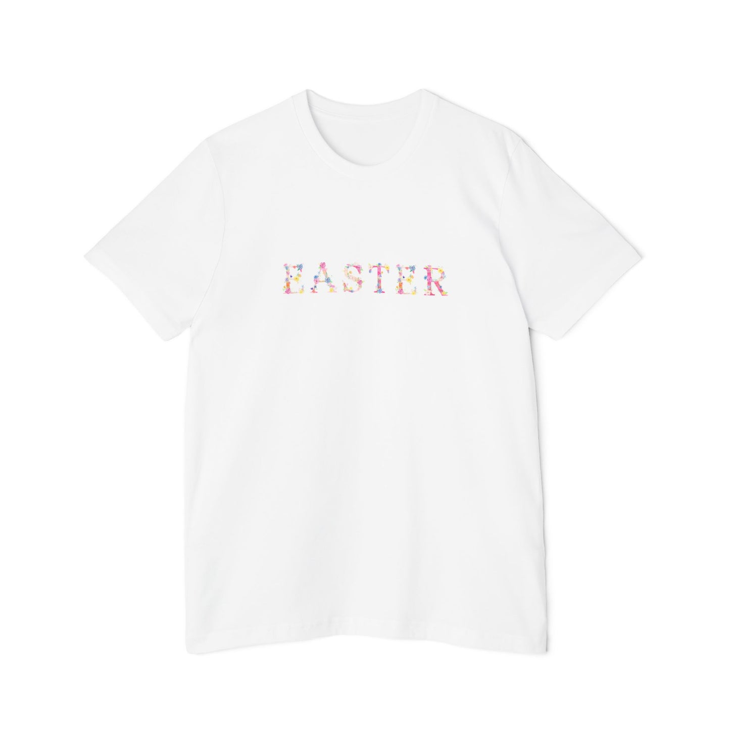 Easter Floral T-Shirt, Spring Tee, Unisex Jersey Shirt, Holiday Apparel, Spring Celebration Top