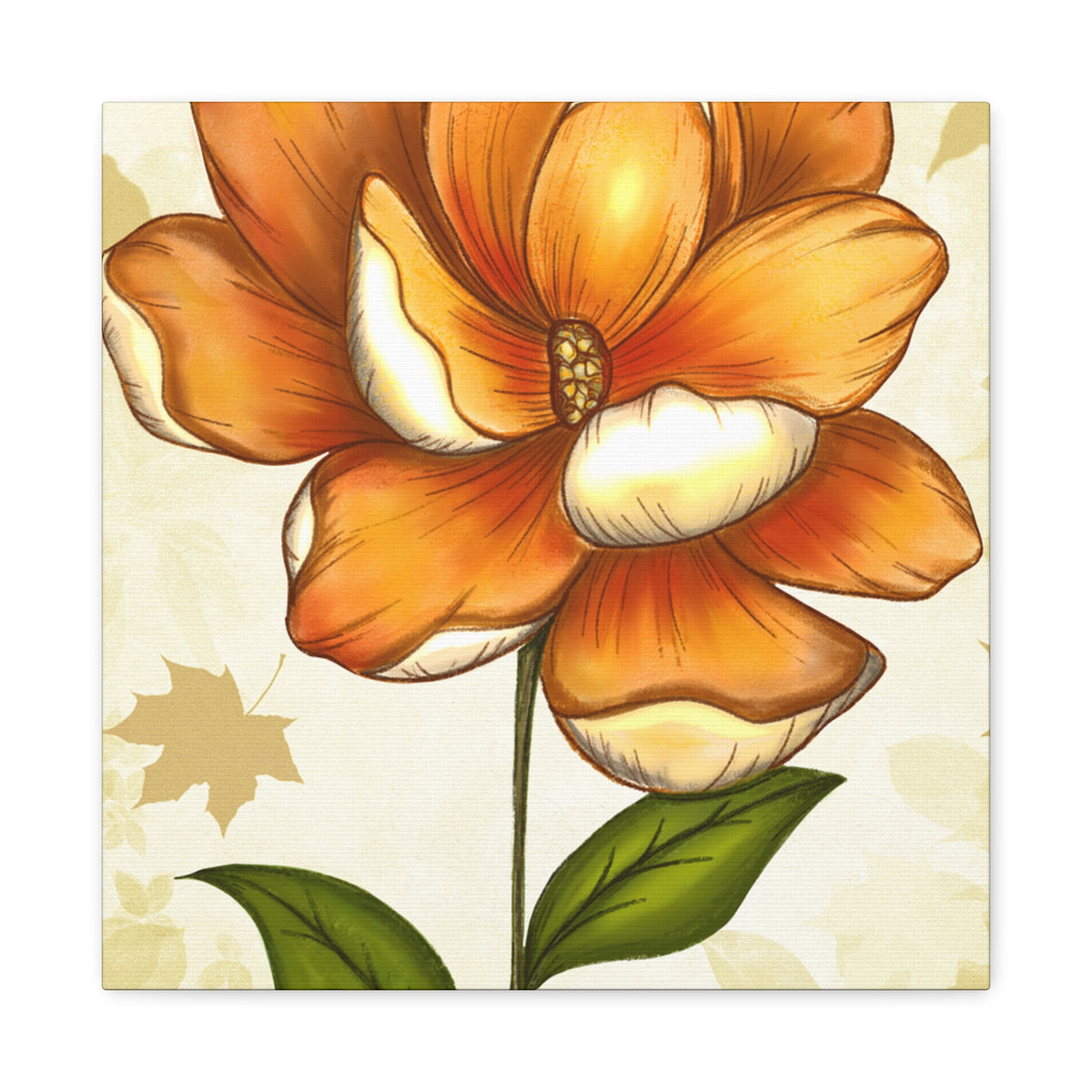 Copy of Matte Canvas, Stretched, 1.25" Tulips Pink and Purple Flowers