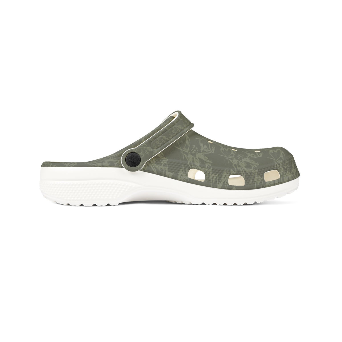 Olive Camouflage EVA Foam Clogs – Lightweight Garden & Casual Slip-On Shoes