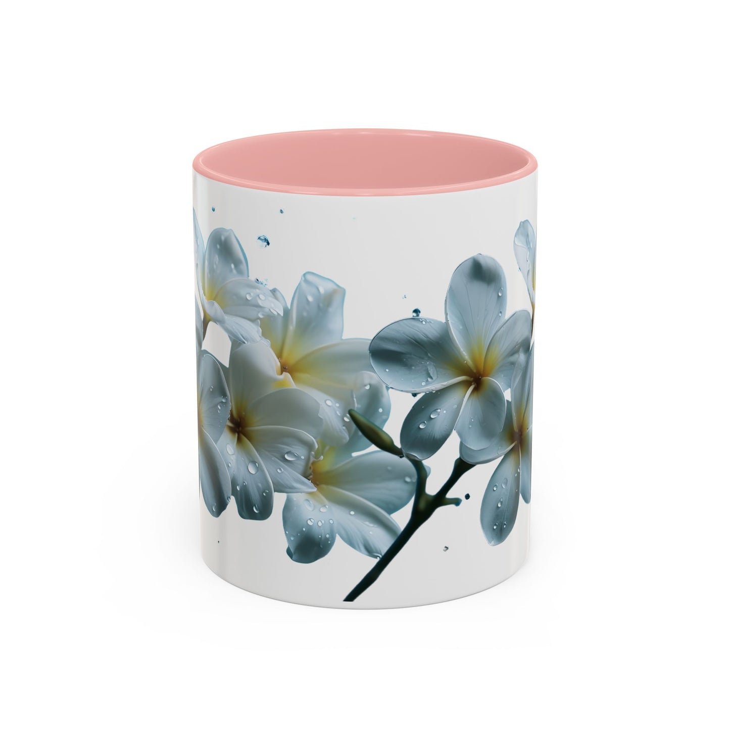 Floral Accent Coffee Mug