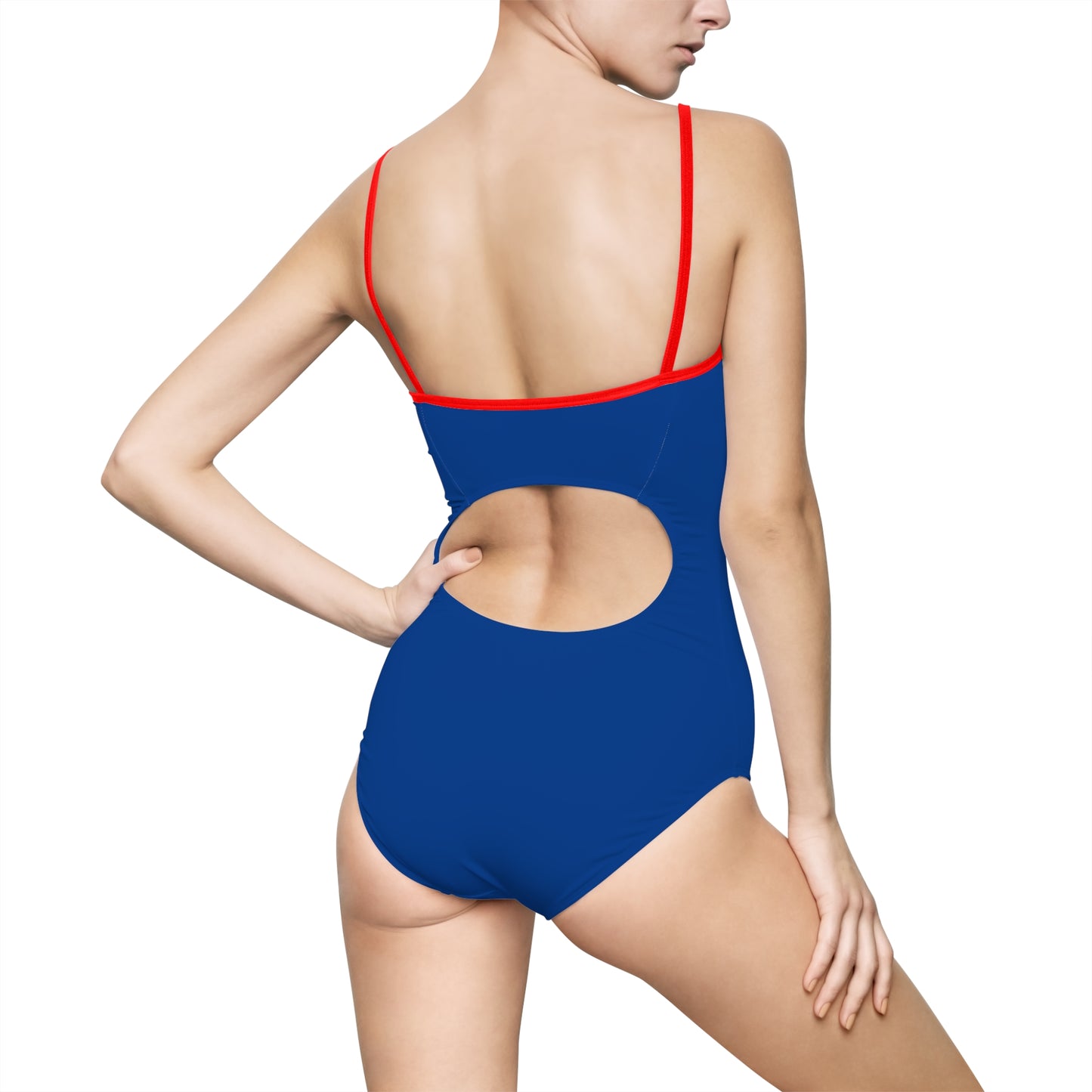 Moonlit Women's Swimsuit, Stylish One-Piece, Summer Beachwear, Vacation Essential, Swim Fashion, Pool Party Outfit