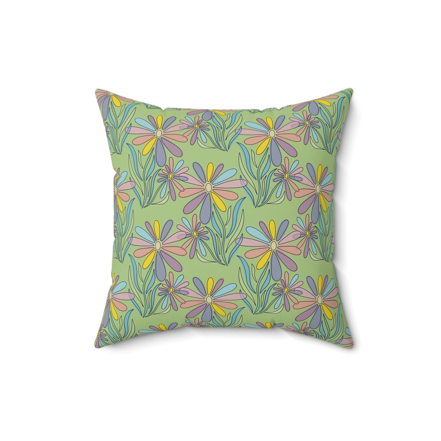 Spun Polyester Square Pillow