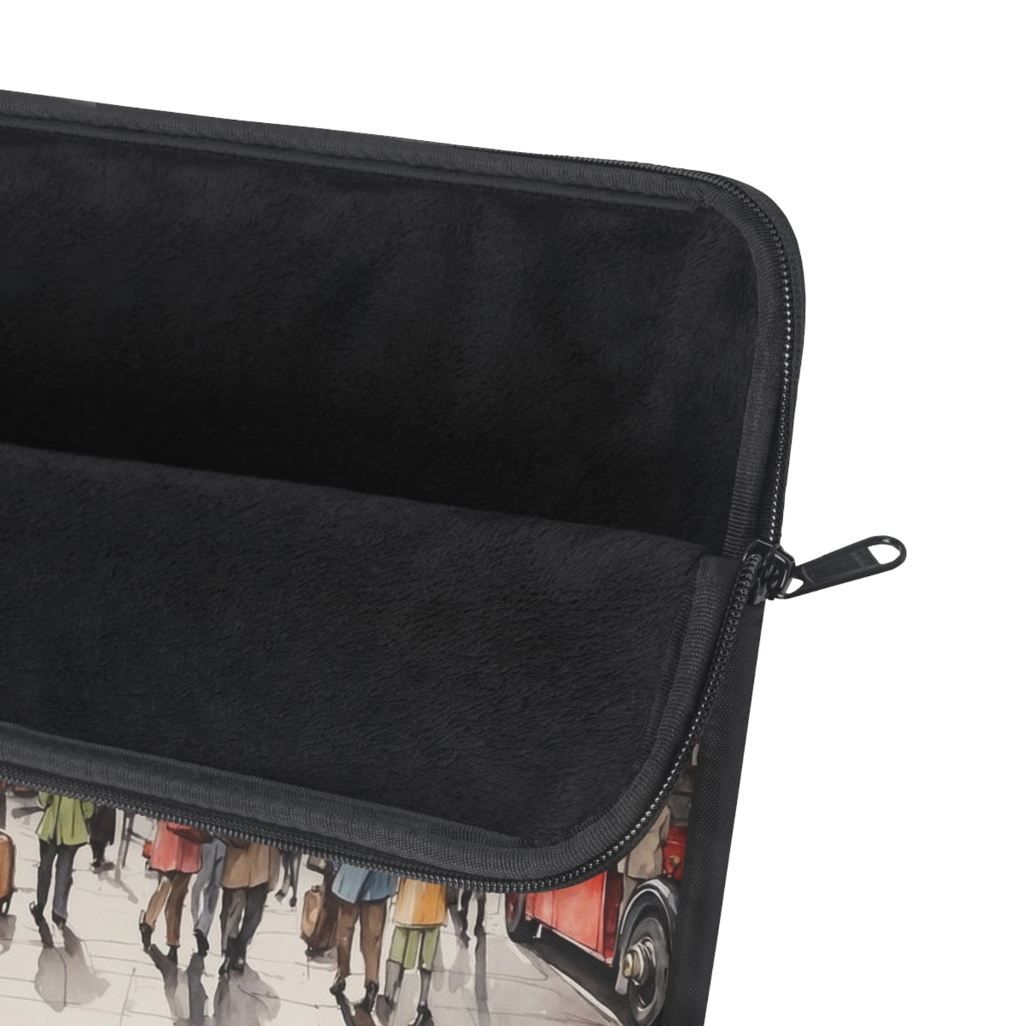 Stylish London Laptop Sleeve, Red Bus Design, Perfect for Students, Professionals, Travelers, Great Gift for Tech Lovers