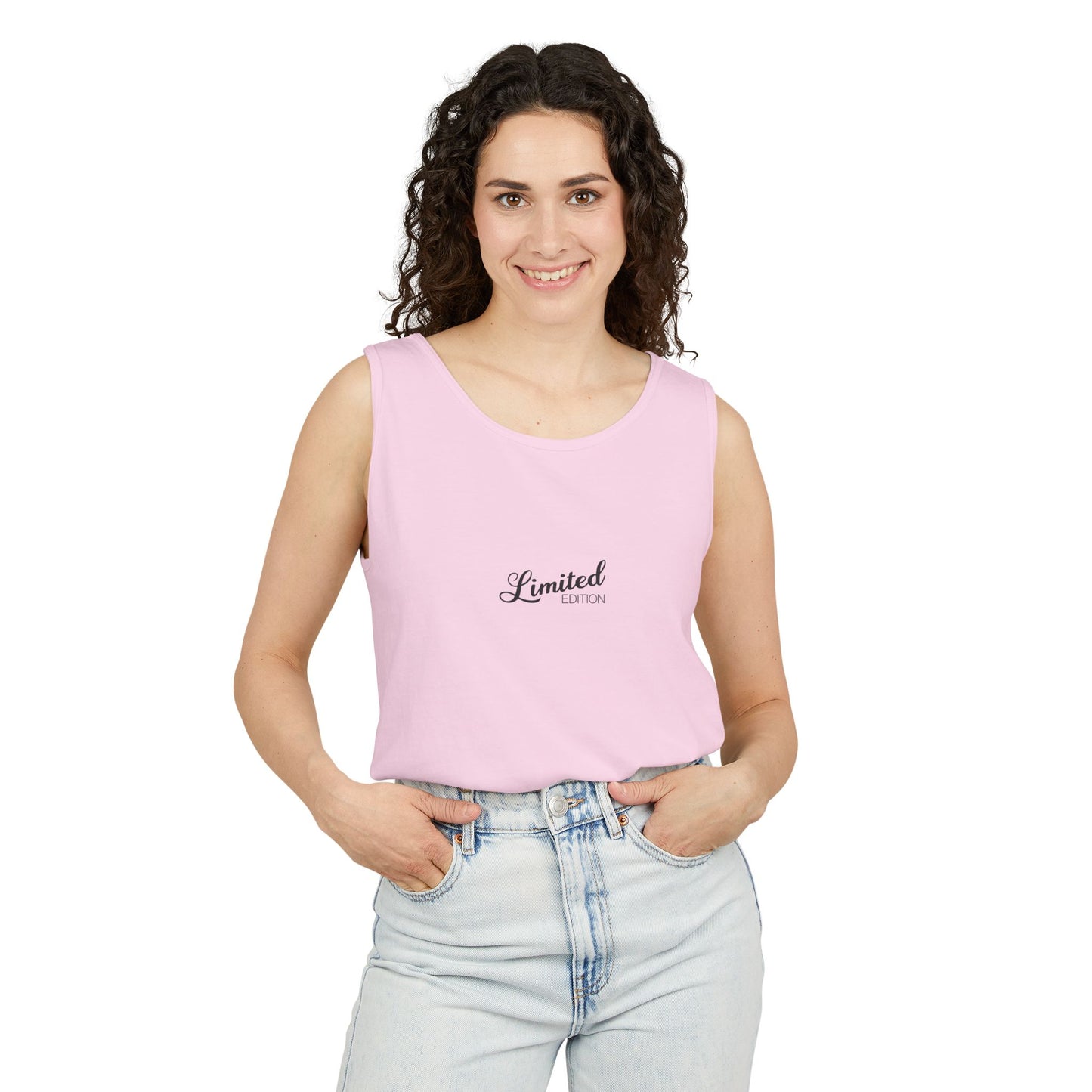Limited Edition Unisex Garment-Dyed Tank Top, Summer Fashion, Beachwear, Gift for Him & Her, Casual Style, Relaxed Fit