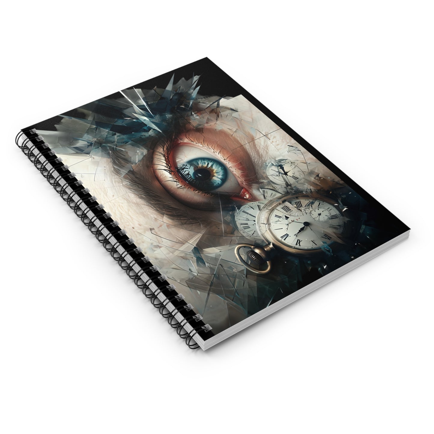 Eerie Eye Spiral Notebook - Ruled Line, Sketchbook for Artists, Dream Journal