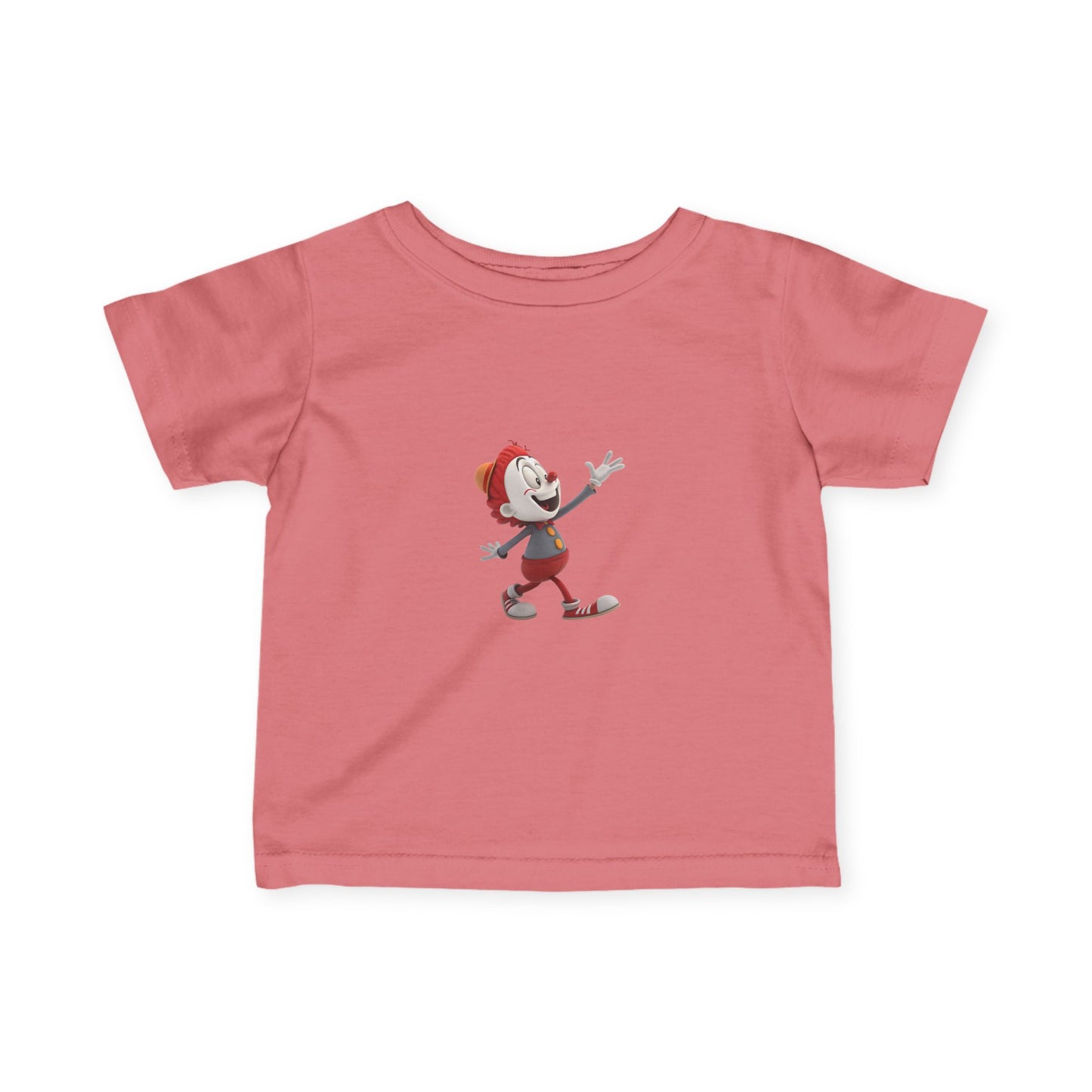 Infant Cartoon Character Tee, Cute Baby T-shirt, Kids' Playwear, Birthday Gift, Toddler Apparel, Funny Baby Shirt