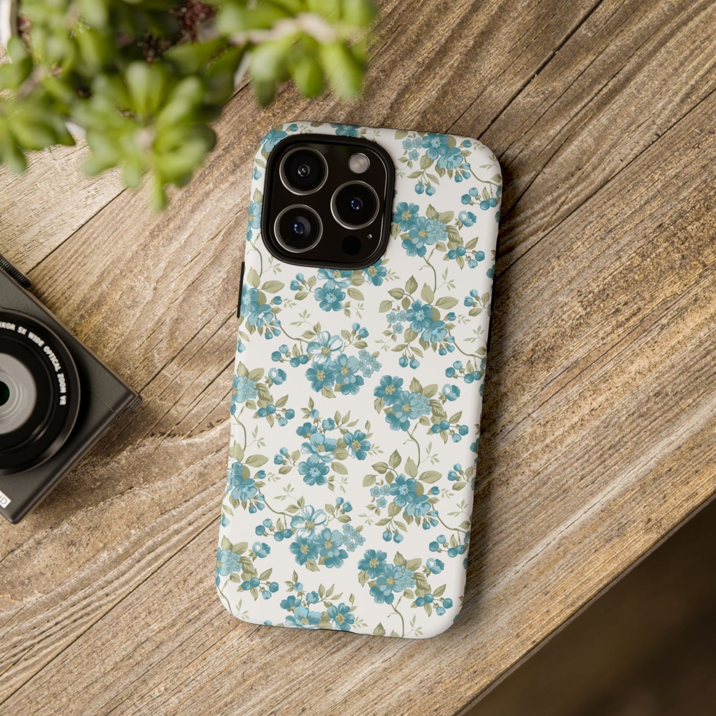 Floral Phone Case - Tough Cases, Durable Phone Cover, Cute Floral Design, Gift for Her, Trendy Phone Accessory, Spring Style