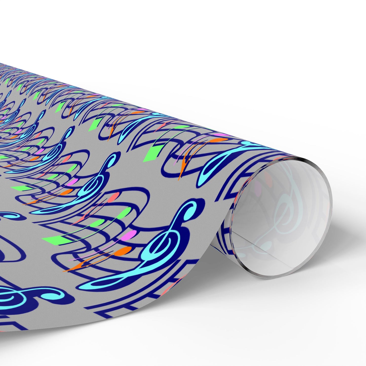 Musical Note Wrapping Paper, Fun Gift Wrap for Music Lovers, Birthday