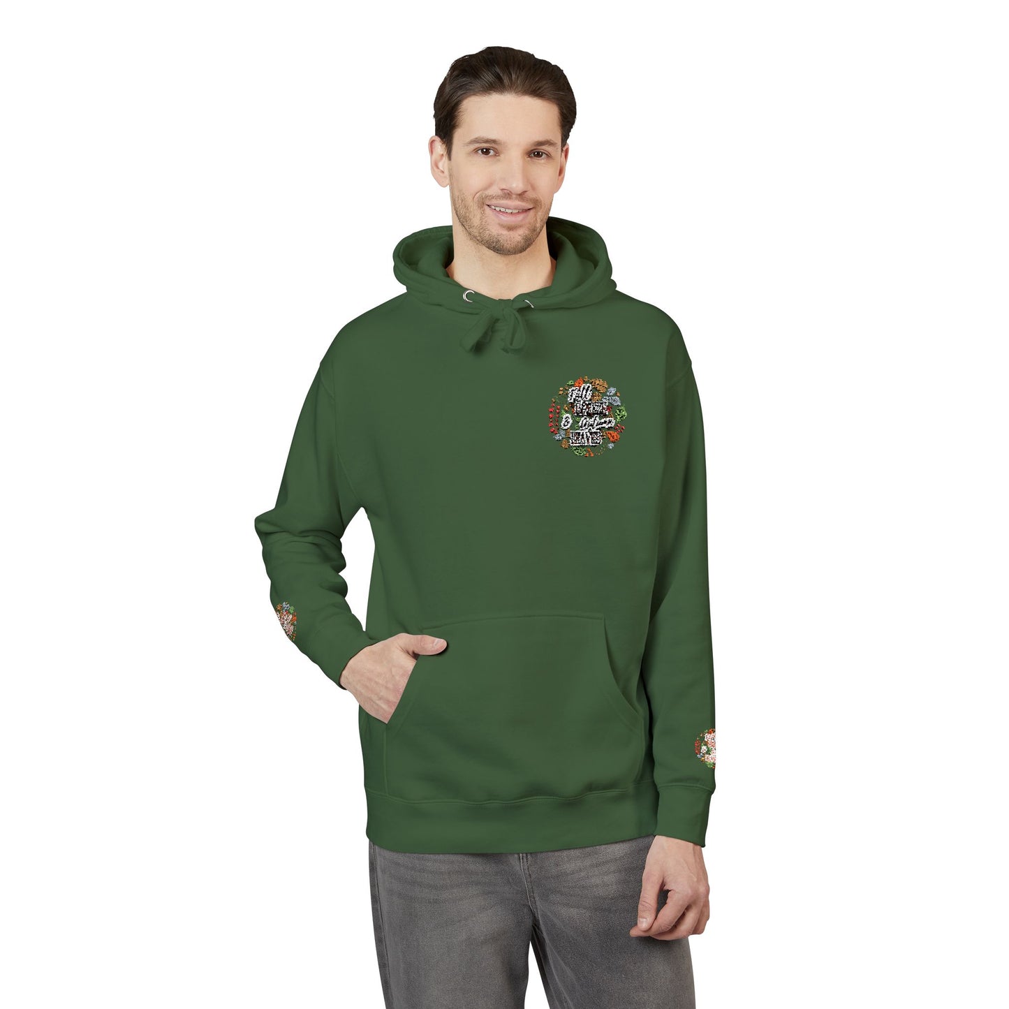 Floral Unisex Fleece Hoodie - Cozy Gift for Nature Lovers, Perfect for Fall, Spring, Birthdays, Relaxation, Outdoor Activities