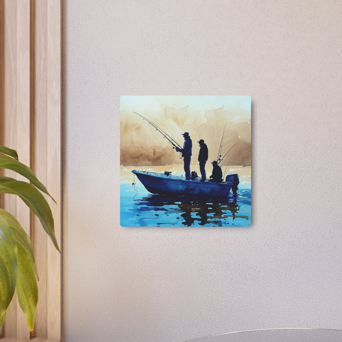 Fishing Metal Art Sign - Perfect Gift for Fishermen, Man Cave Decor, Nautical Wall Art, Outdoor Enthusiast Gift, Fishing Lover Decor
