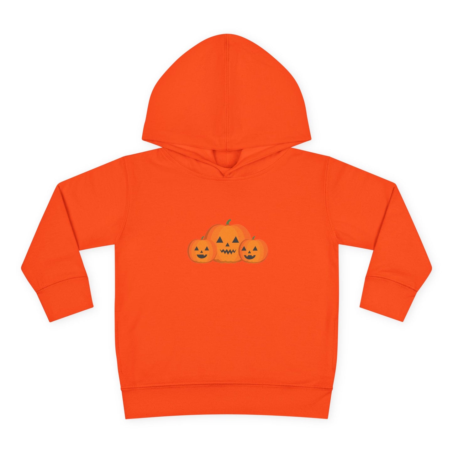 Halloween Pumpkin Toddler Hoodie, Cozy Autumn Wear, Kid's Holiday Sweatshirt, Fall Outfit, Trick-or-Treat Apparel