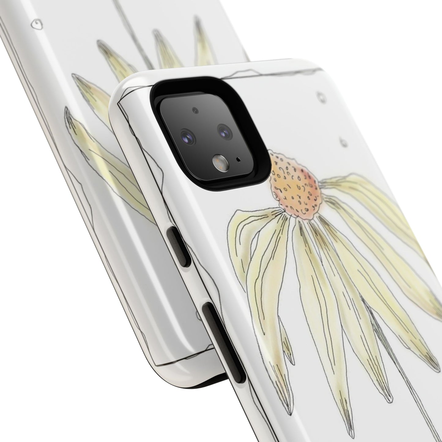 Flower Phone Case with Delicate Design, Tough Phone Cover, Nature Lover Gift, Floral Tech Accessory, Stylish Phone Protection
