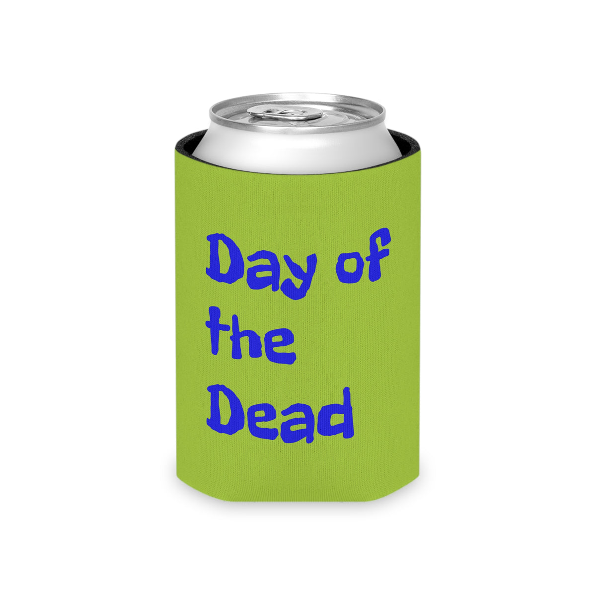 Day of the Dead Can Cooler, Fun Drink Holder, Party Favor, Fall Fiesta Gift, Halloween Accessory, Tecaltepec Celebration