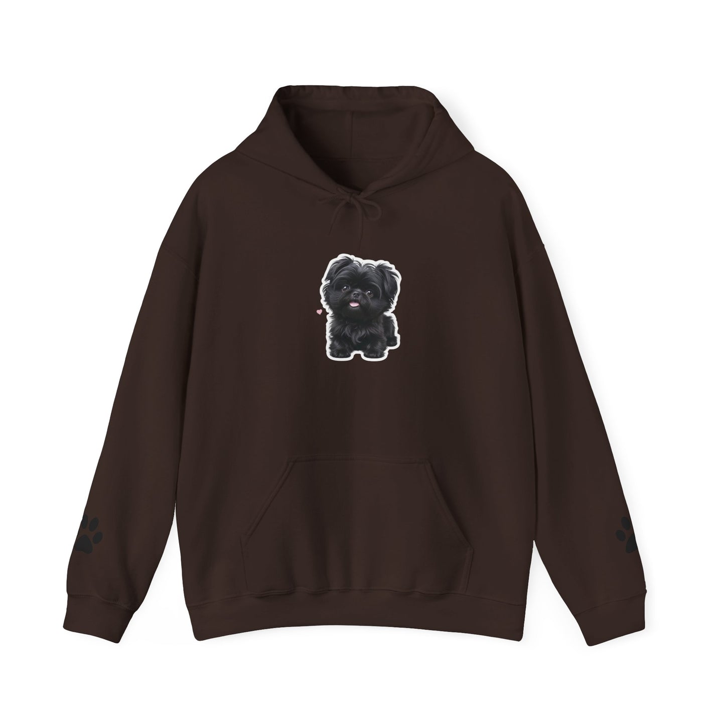 Cute Dog Paw Print Hoodie, Pet Lover Gift, Unisex Sweatshirt, Cozy Animal Hoodie, Perfect for Animal Lovers, Dog Mom Apparel