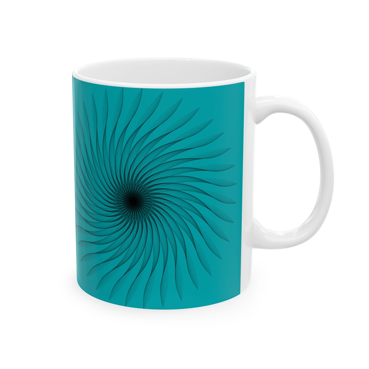 Vibrant Swirl Ceramic Mug - Perfect for Coffee Lovers, Housewarming Gift, Birthday, Home Decor, Tea Enthusiast
