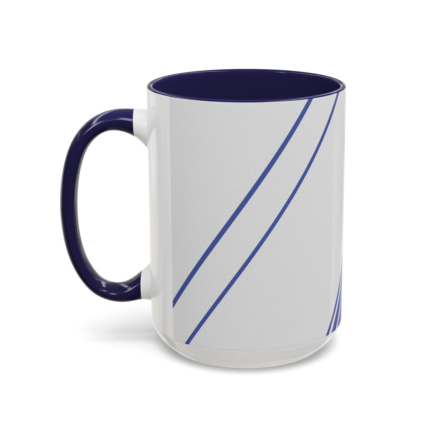 Elegant Stripe Accent Coffee Mug - Perfect for Gifts, Home Decor, Office, Birthdays, and Tea Lovers