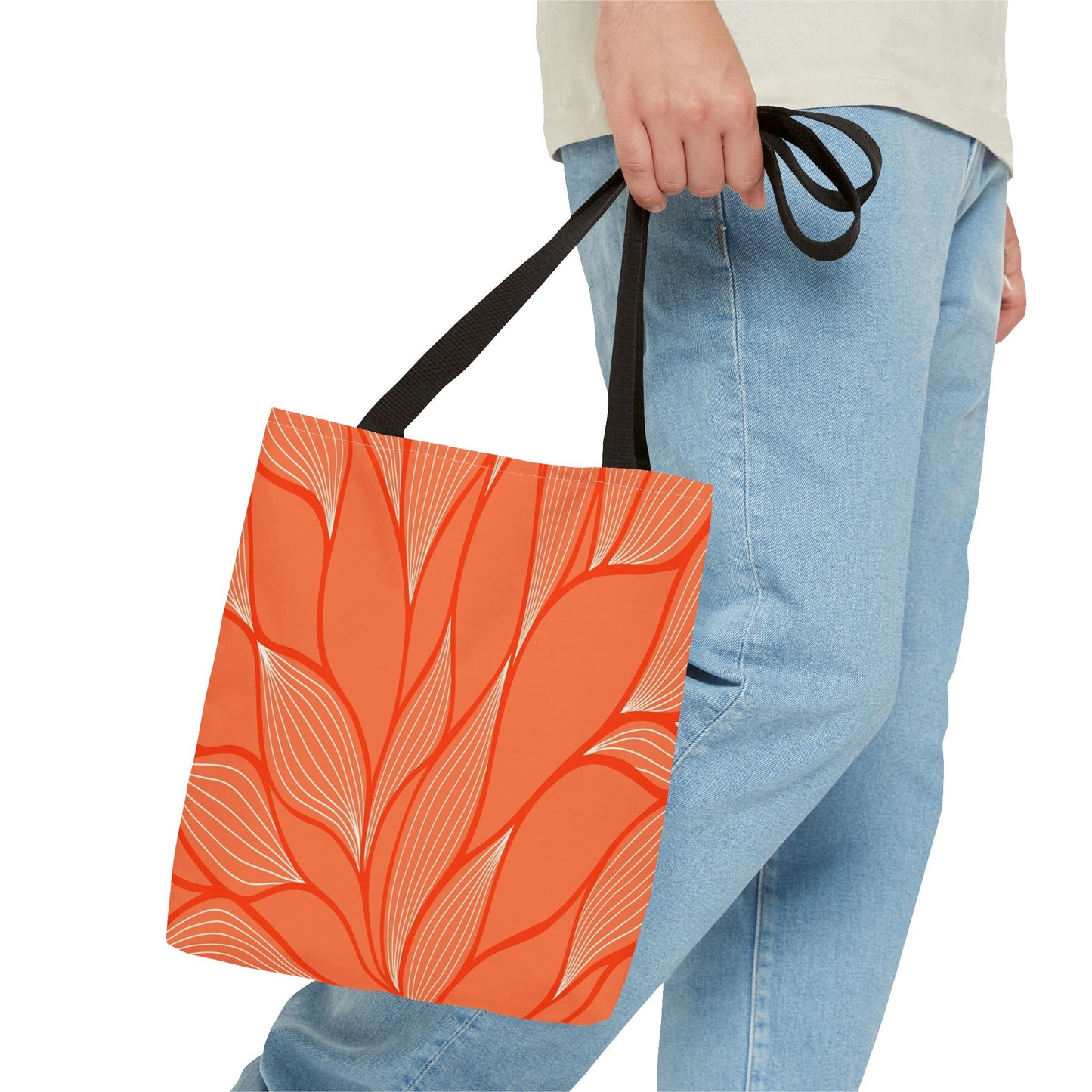 Vibrant Leafy Tote Bag, Stylish Grocery Bag, Eco-Friendly Shopping Tote, Floral Summer Tote, Gift for Plant Lovers
