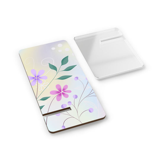 Floral Mobile Display Stand for Smartphones, Desk Decor, Phone Holder, Gift for Her, Office Accessory, Workspace Organizer