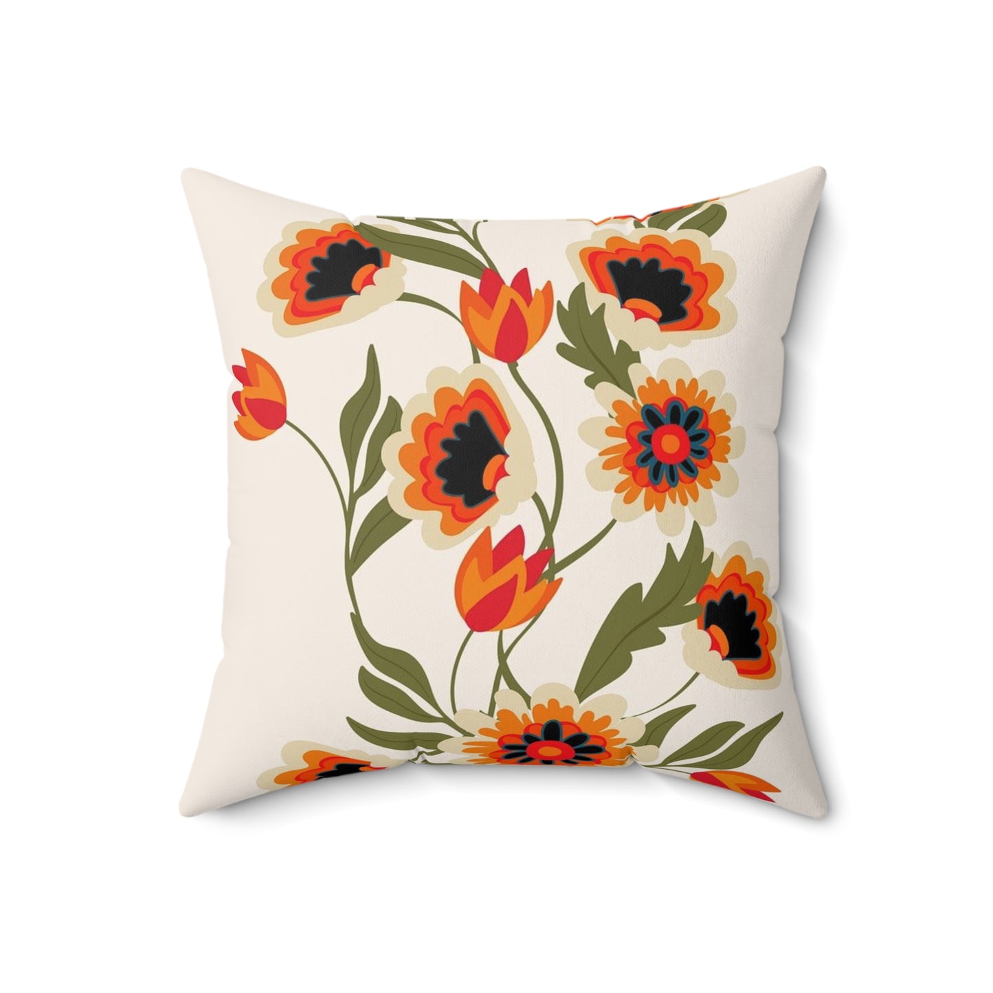Spun Polyester Square Pillow