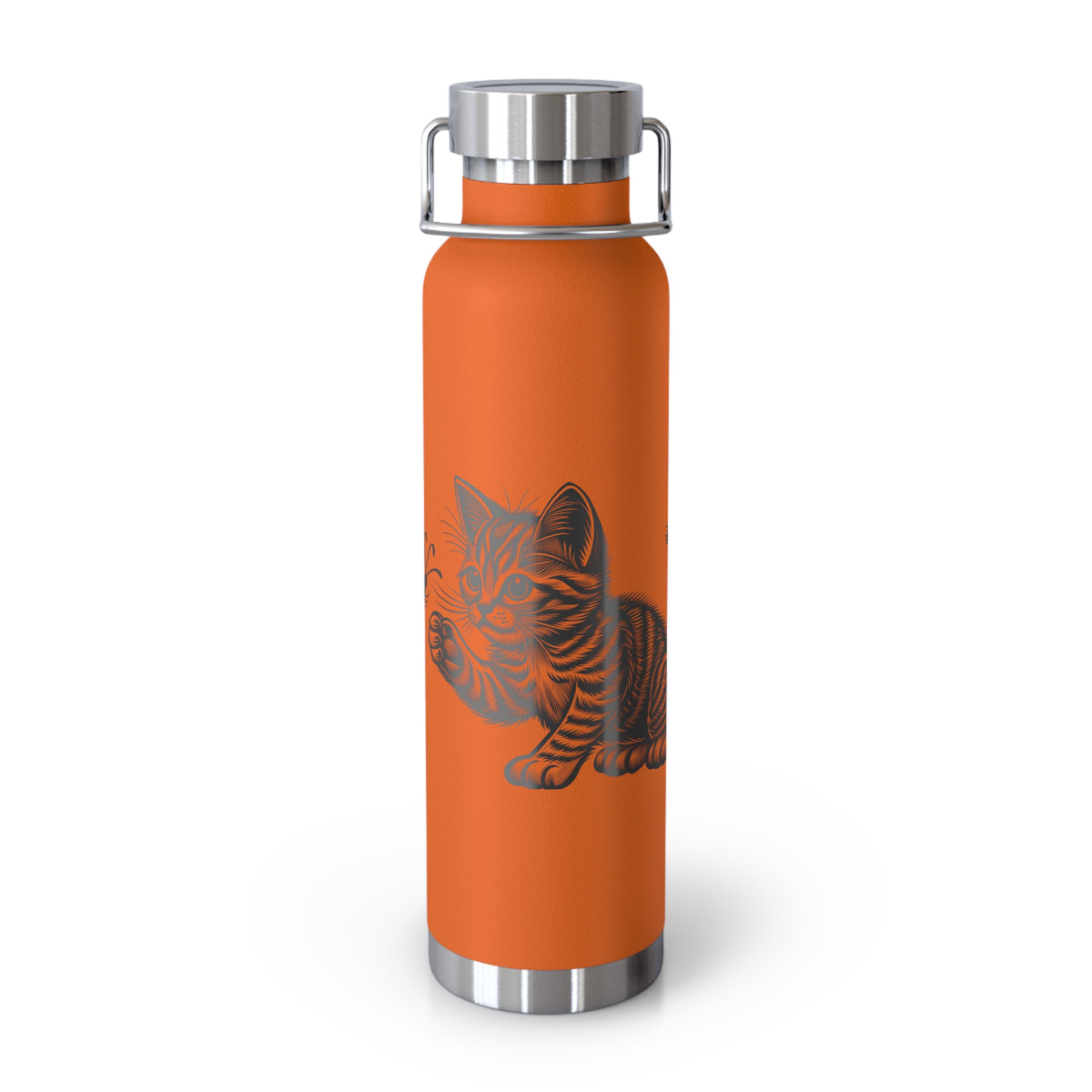 Cat and Butterfly Insulated Water Bottle - 22oz insulated bottle