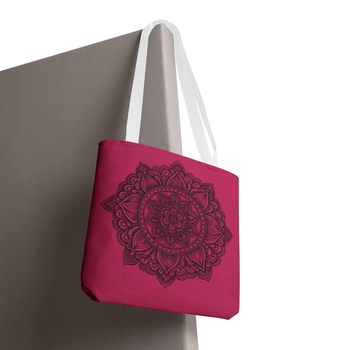 Mandala Tote Bag, Bohemian Style Bag, Eco-Friendly Shopping Bag, Gift for Her, Yoga Lover Tote