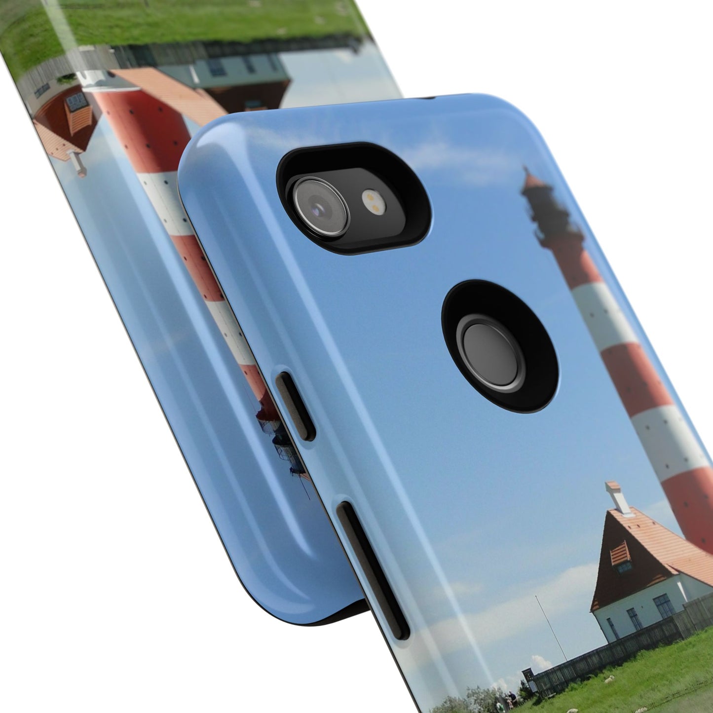 Lighthouse Phone Case - Coastal Vibes, Nautical Gift, Ocean Lover Accessory, Beach Aesthetic, Customizable Design