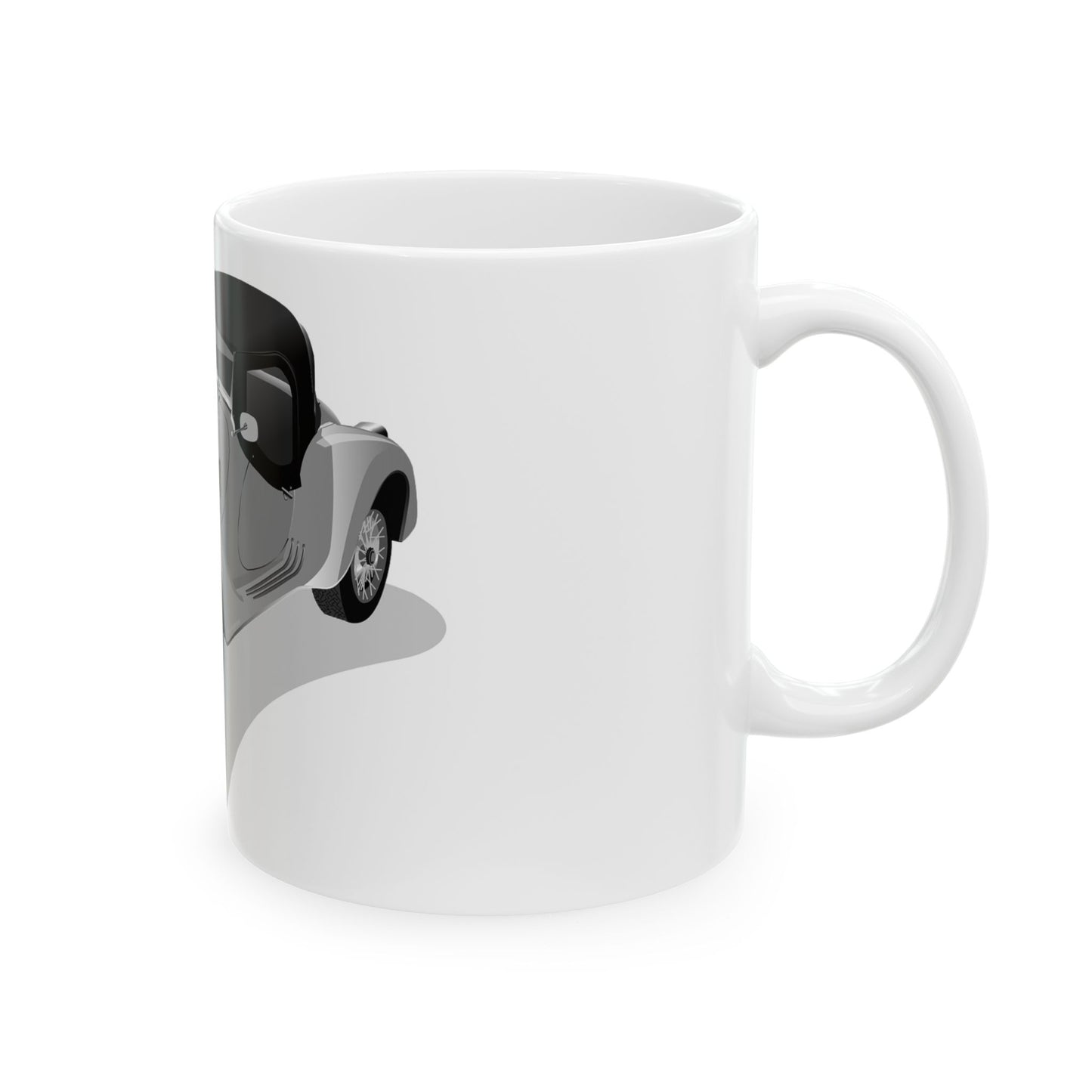 Vintage Car Ceramic Mug | Classic Car Lover Gift | Coffee Mug | Retro Auto Drinkware | 11oz 15oz