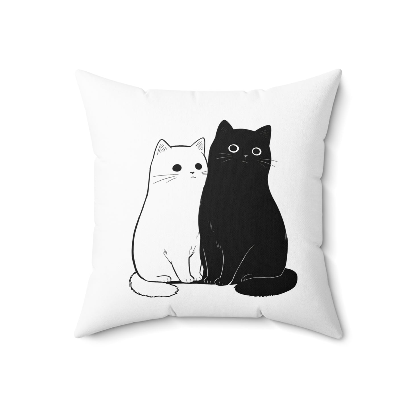 Cute Cat-Themed Decorative Pillow, Throw Pillow for Cat Lovers, Cozy Home Decor, Pet-Themed Gift, Cat Person Gift