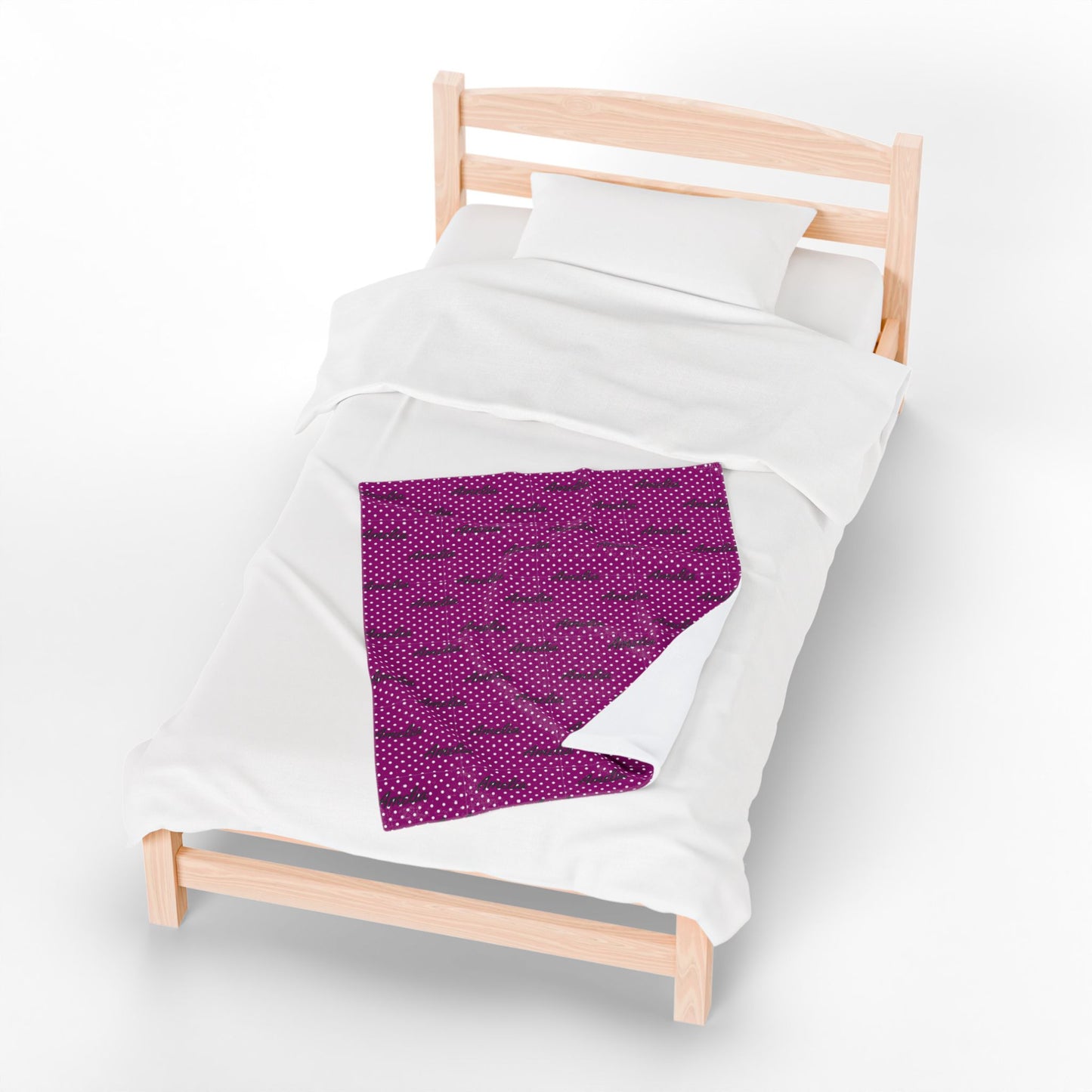Cozy Velveteen Plush Blanket Amelia