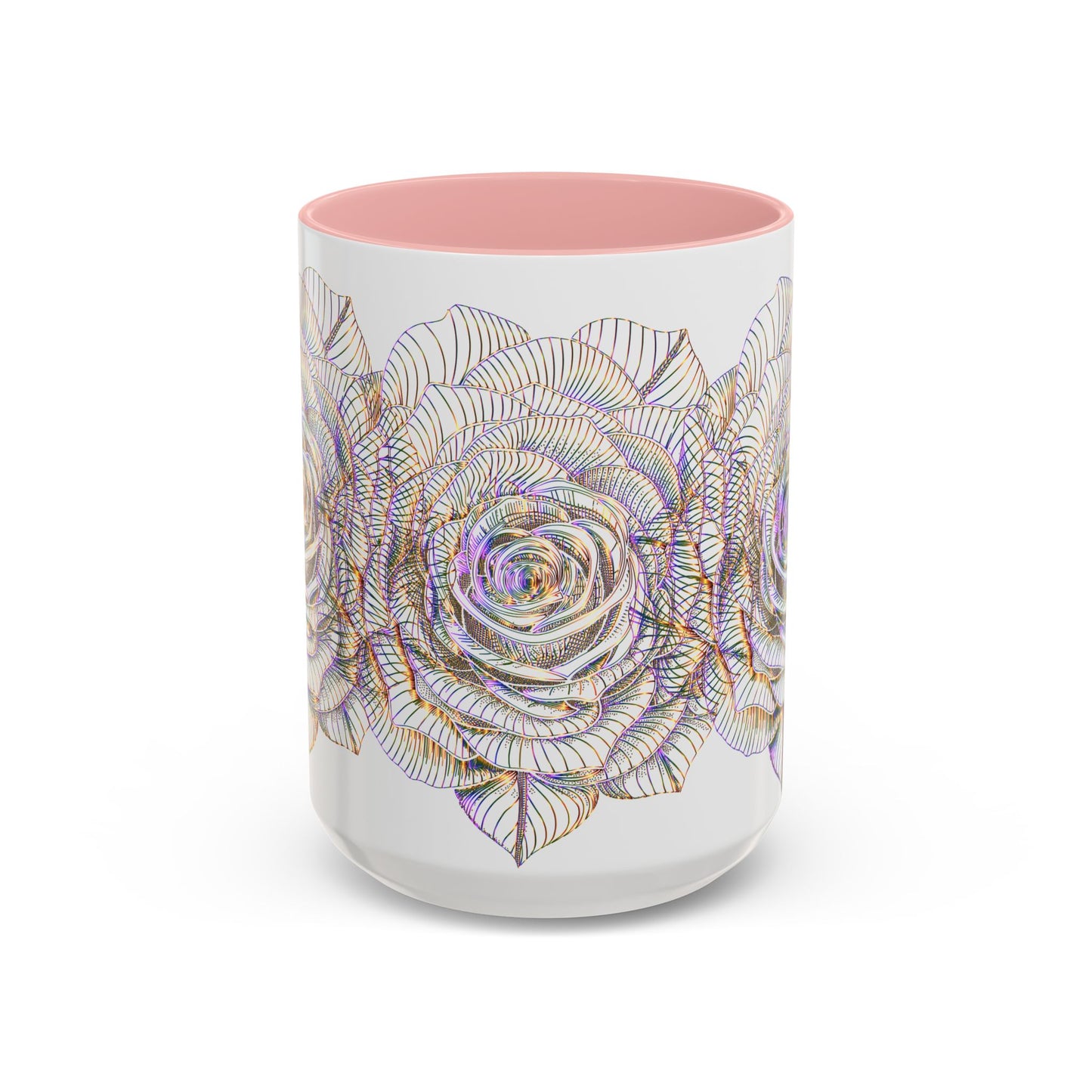 Holographic Floral Coffee Mug - Perfect Gift for Plant Lovers, Home Decor, Tea & Coffee Lovers, Mother's Day, Birthdays