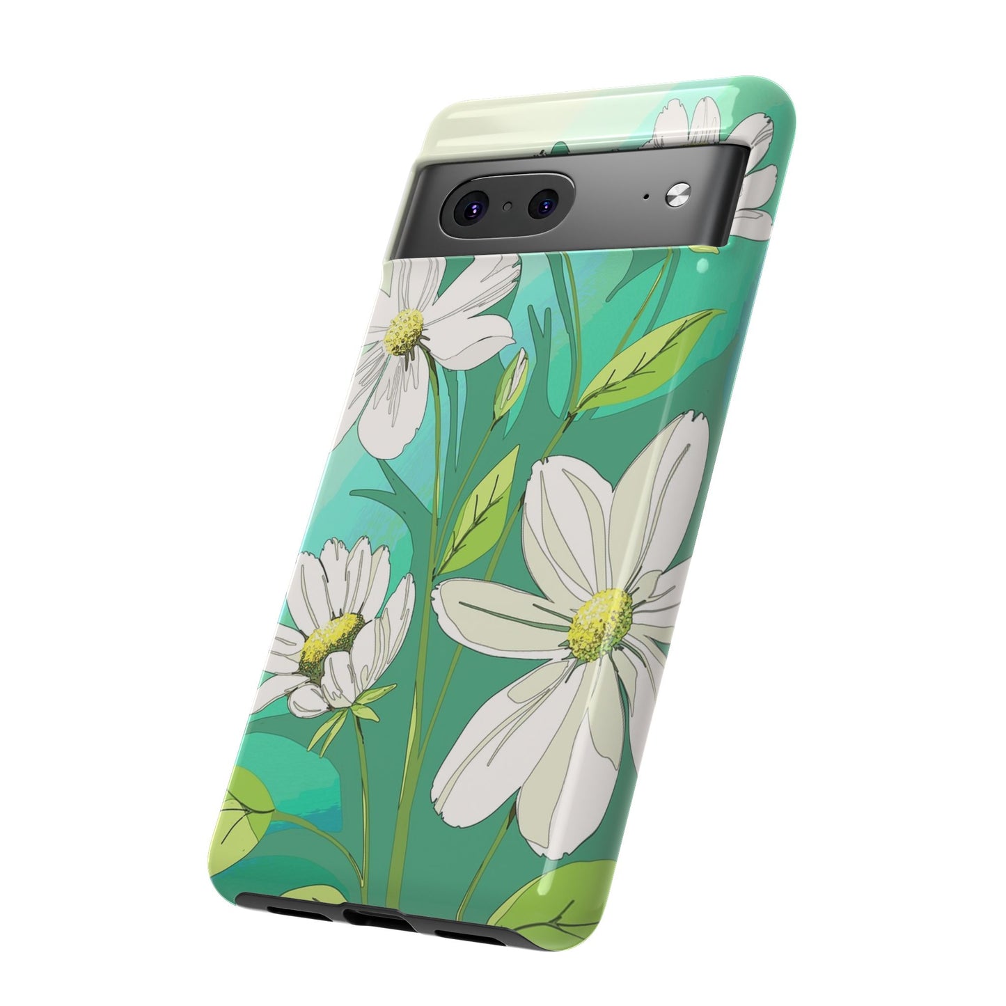 Floral Phone Case, Tough Cases, Flower Design, Nature Inspired, Eco-Friendly Cover, Unique Gift for Her, Spring Accessories