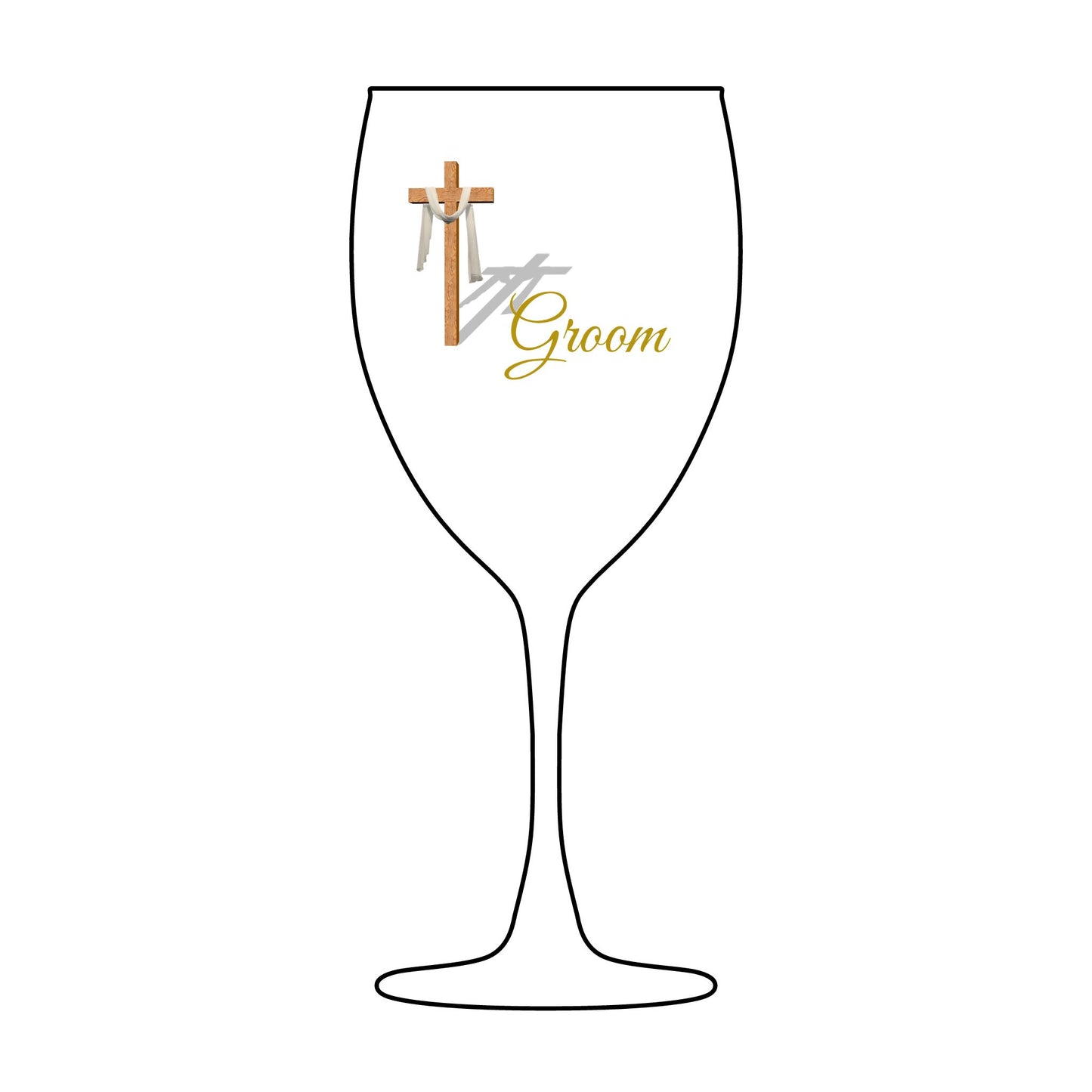Personalized Wine Glass for Groom, Engraved Wedding Gift, Unique Bridal Shower Keepsake, Customized Wine Cup, Celebration Toasting Glass