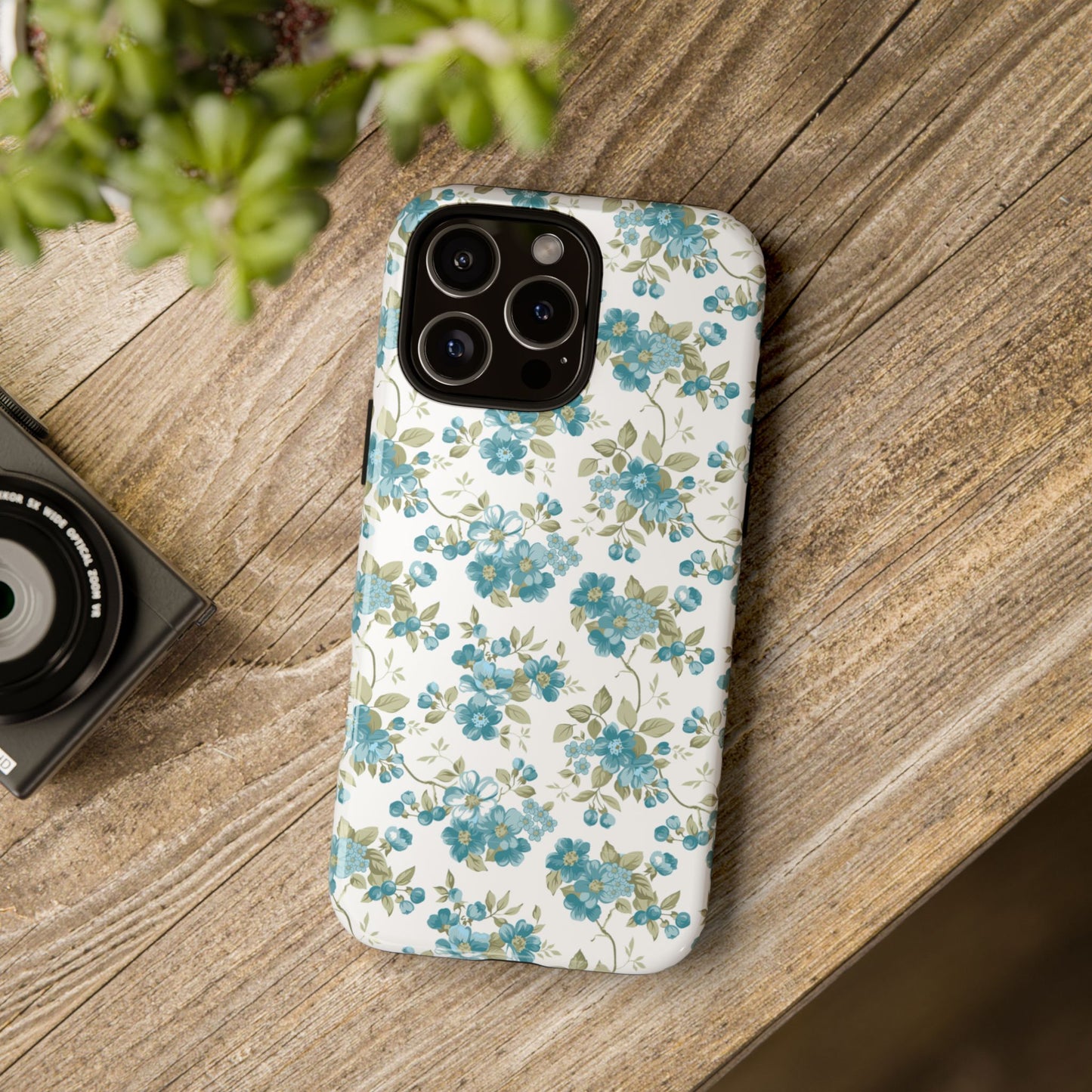 Floral Phone Case - Tough Cases, Durable Phone Cover, Cute Floral Design, Gift for Her, Trendy Phone Accessory, Spring Style