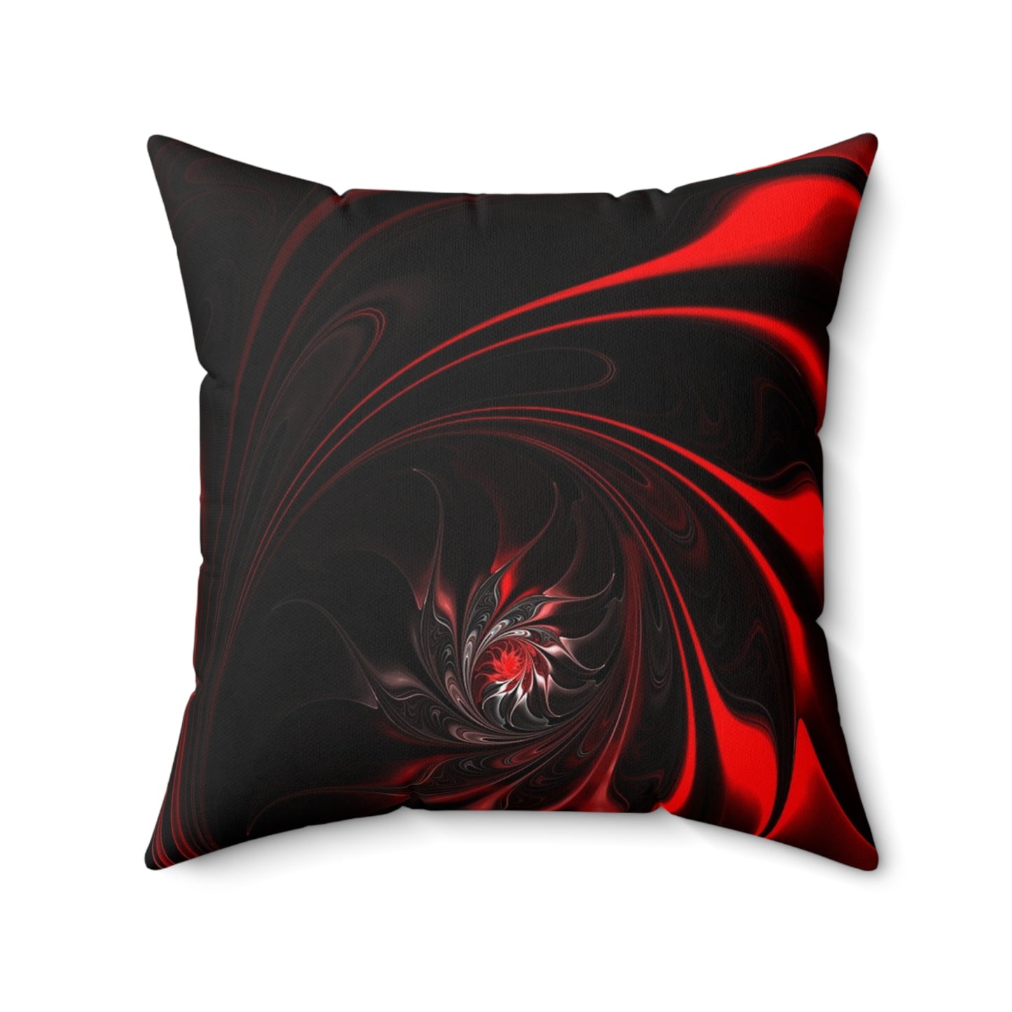 Bold Swirl Design Pillow, Abstract Home Decor Cushion, Modern Living Room Accessory