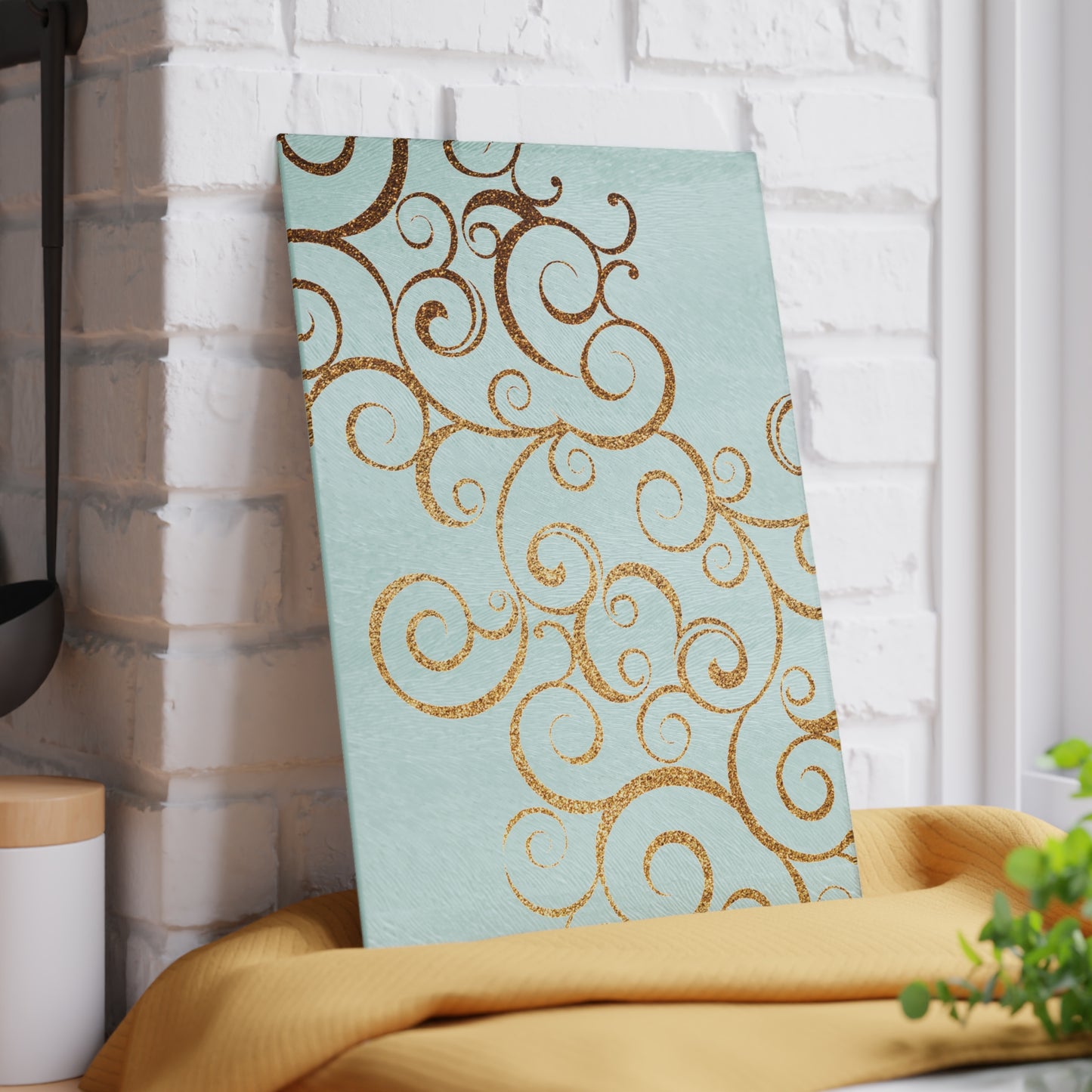 Elegant Swirl Glass Cutting Board | Kitchen Decor, Housewarming Gift, Baking Accessory, Wedding Gift, Unique Kitchen Gift