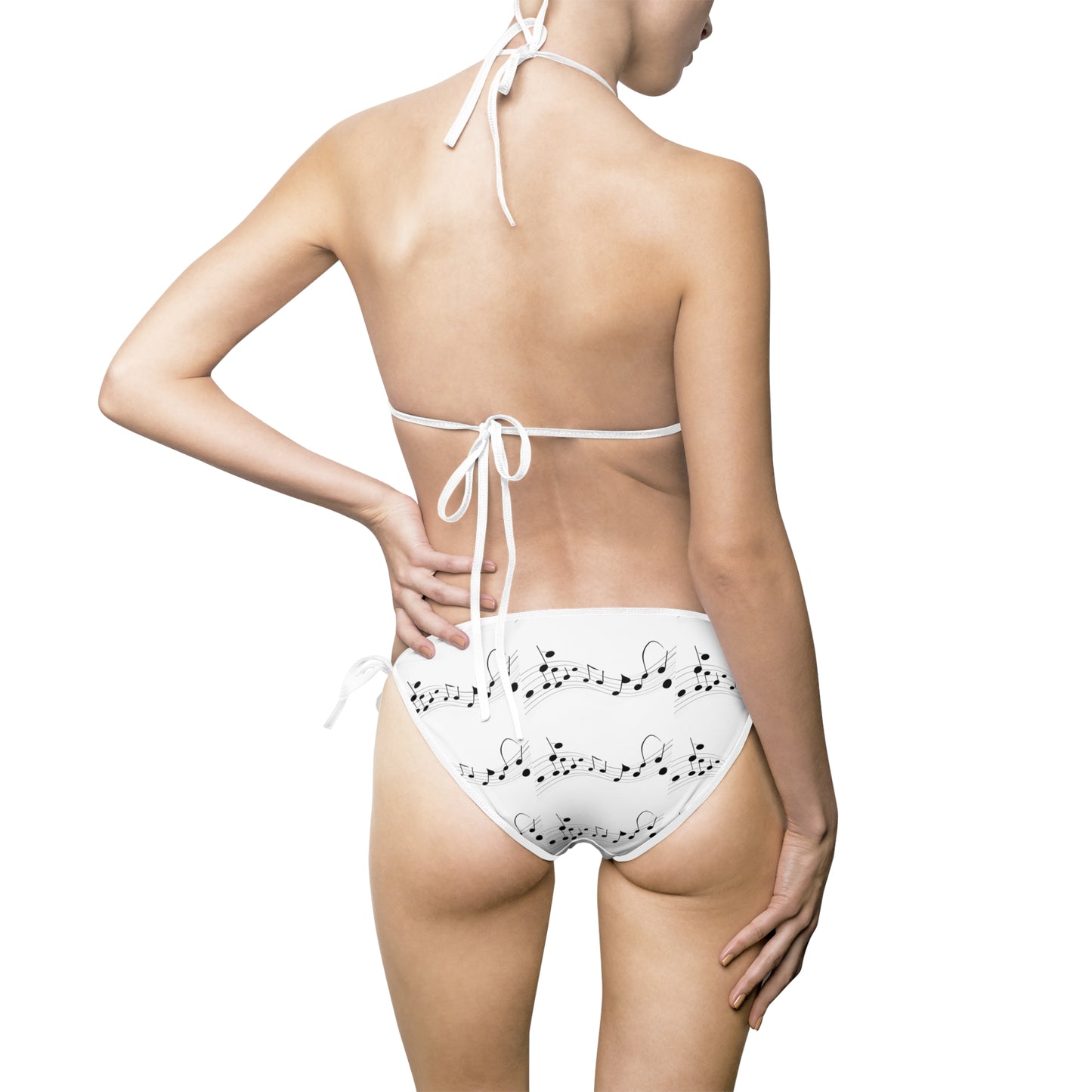 Musical Notes Bikini, Perfect Beachwear, Swimwear for Music Lovers