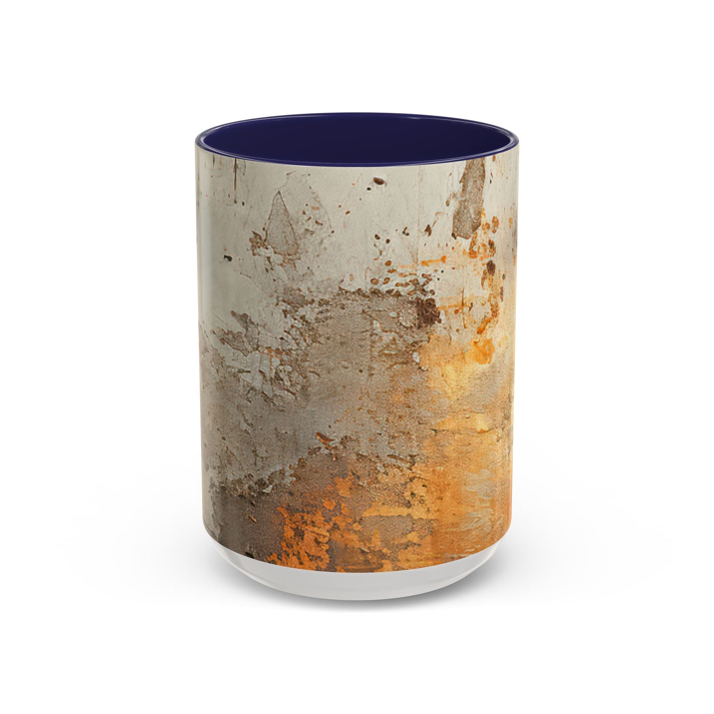 Rustic Accent Coffee Mug, Unique Artistic Mug